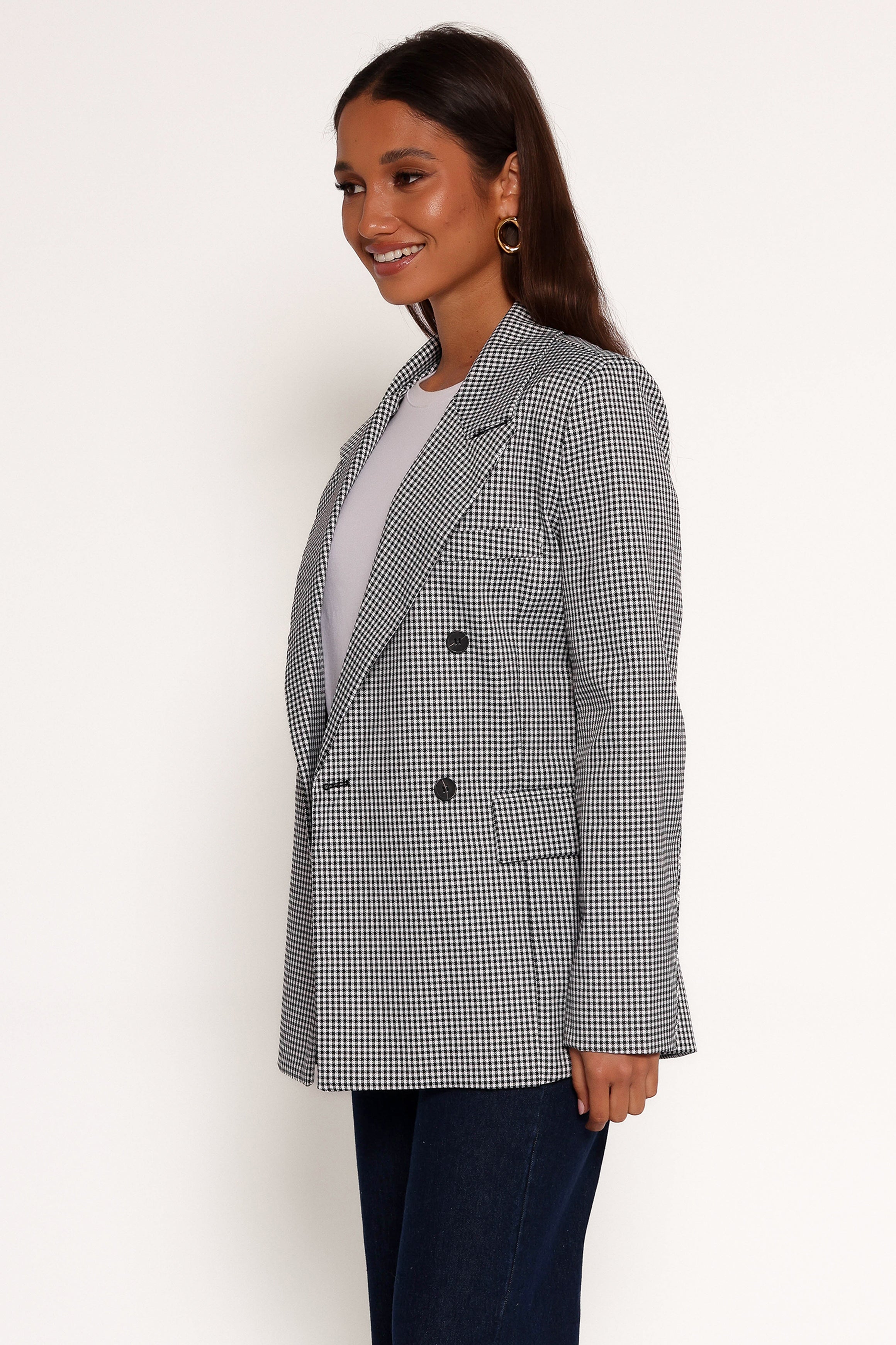 Juliette Blazer - Black/White-Ladys Street