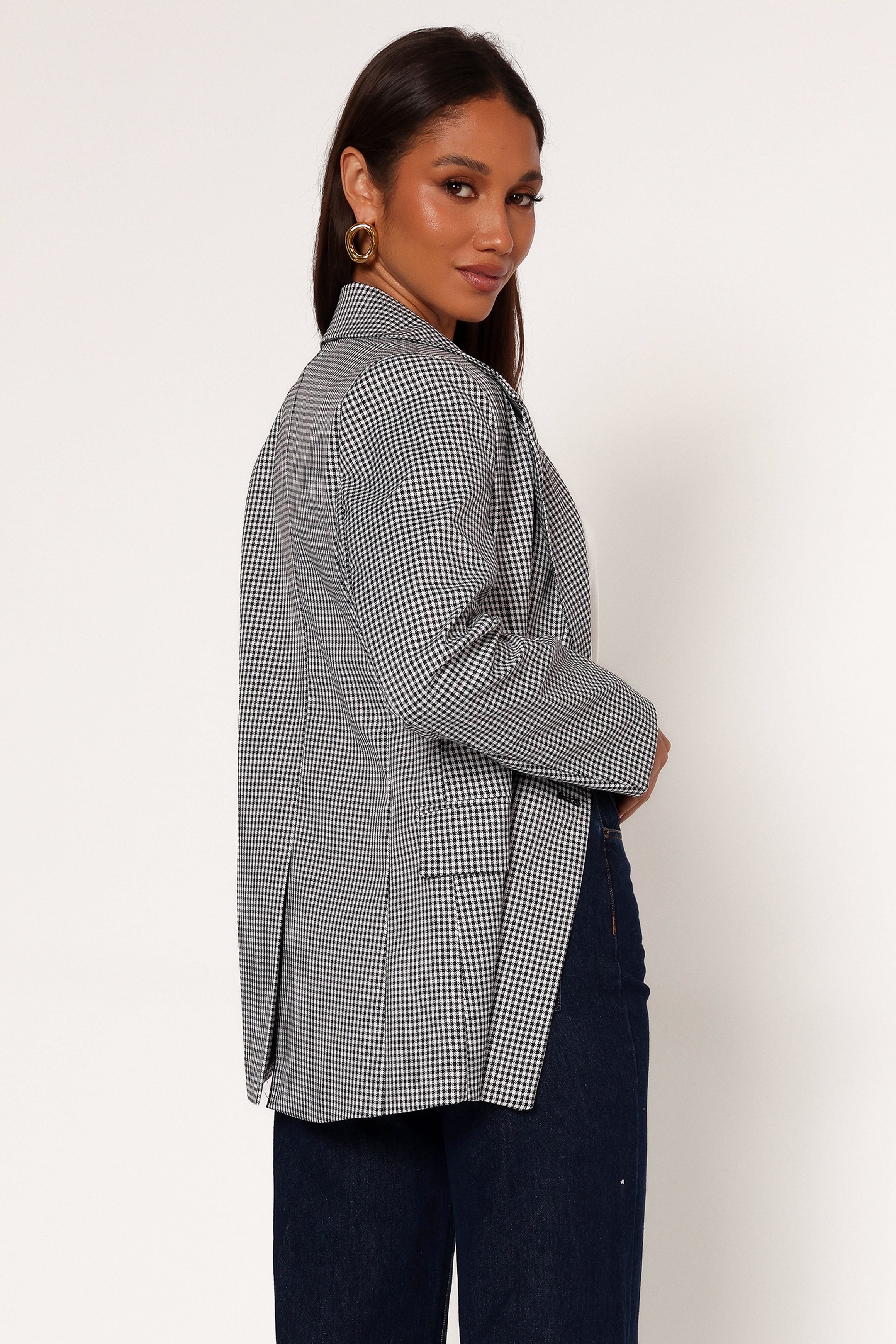 Juliette Blazer - Black/White-Ladys Street