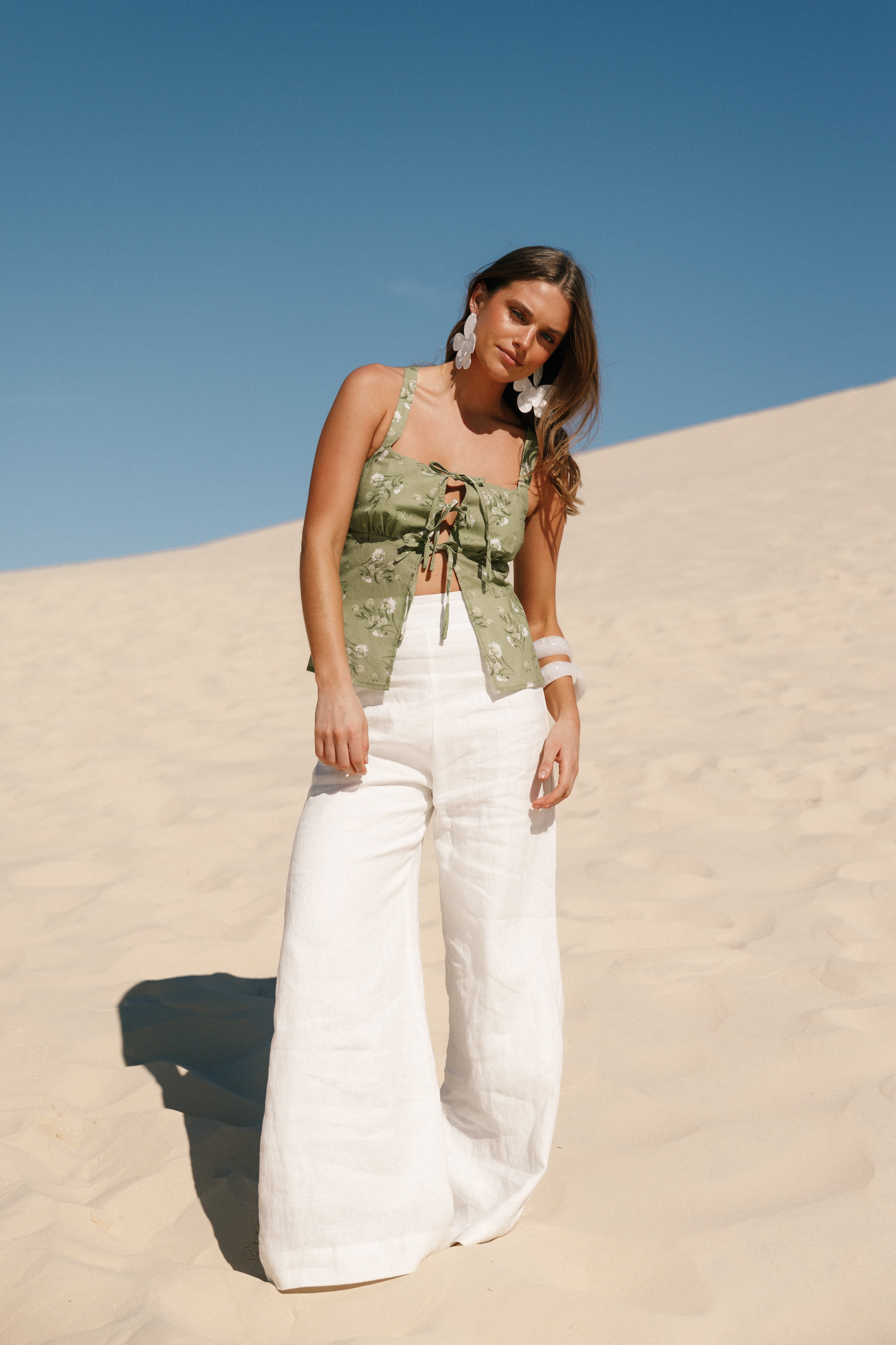 Juliette Top - Sage Botanica-Ladys Street