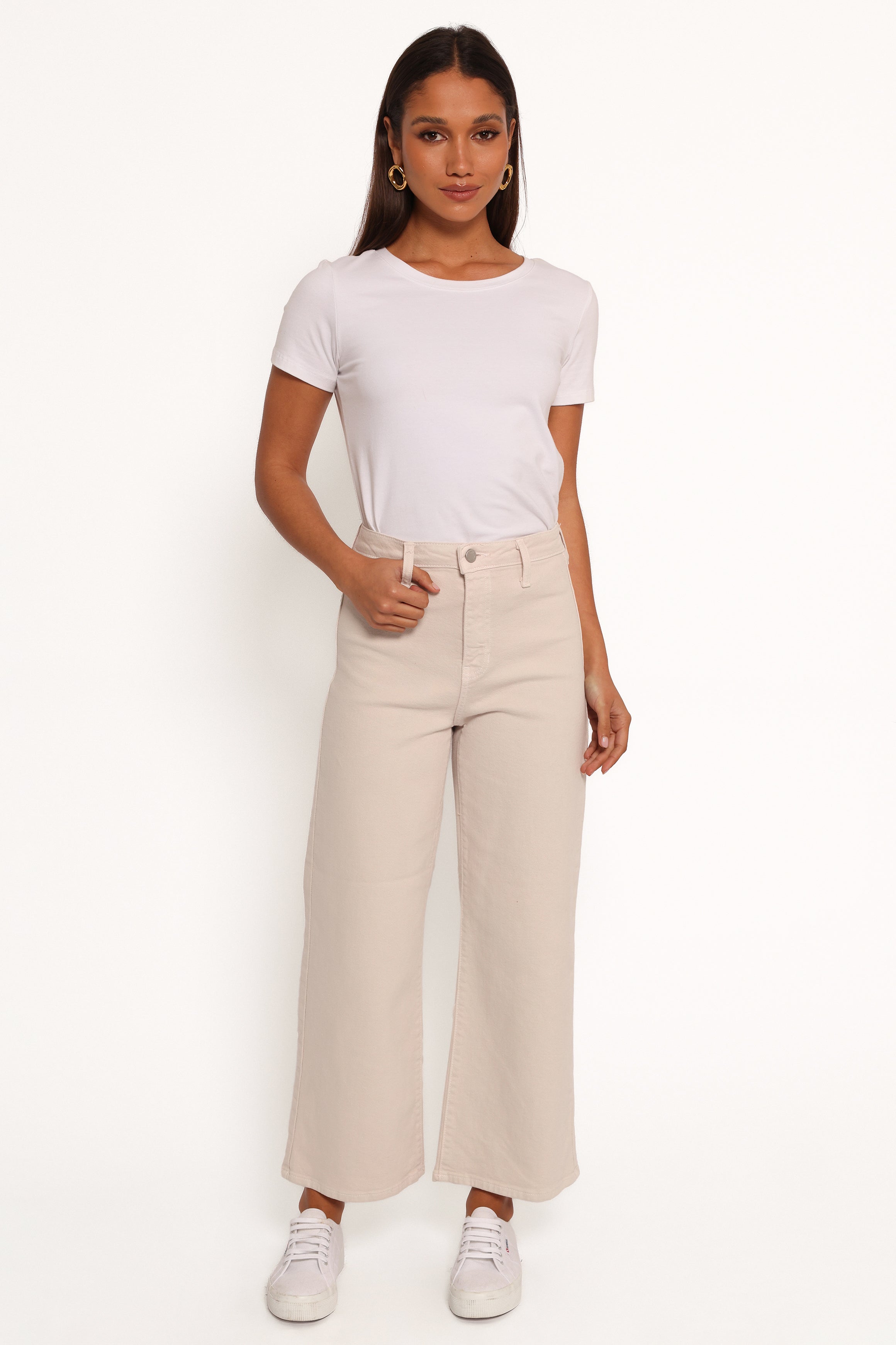 Just Black Trouser Wide Leg Jean - Supermoon-Ladys Street