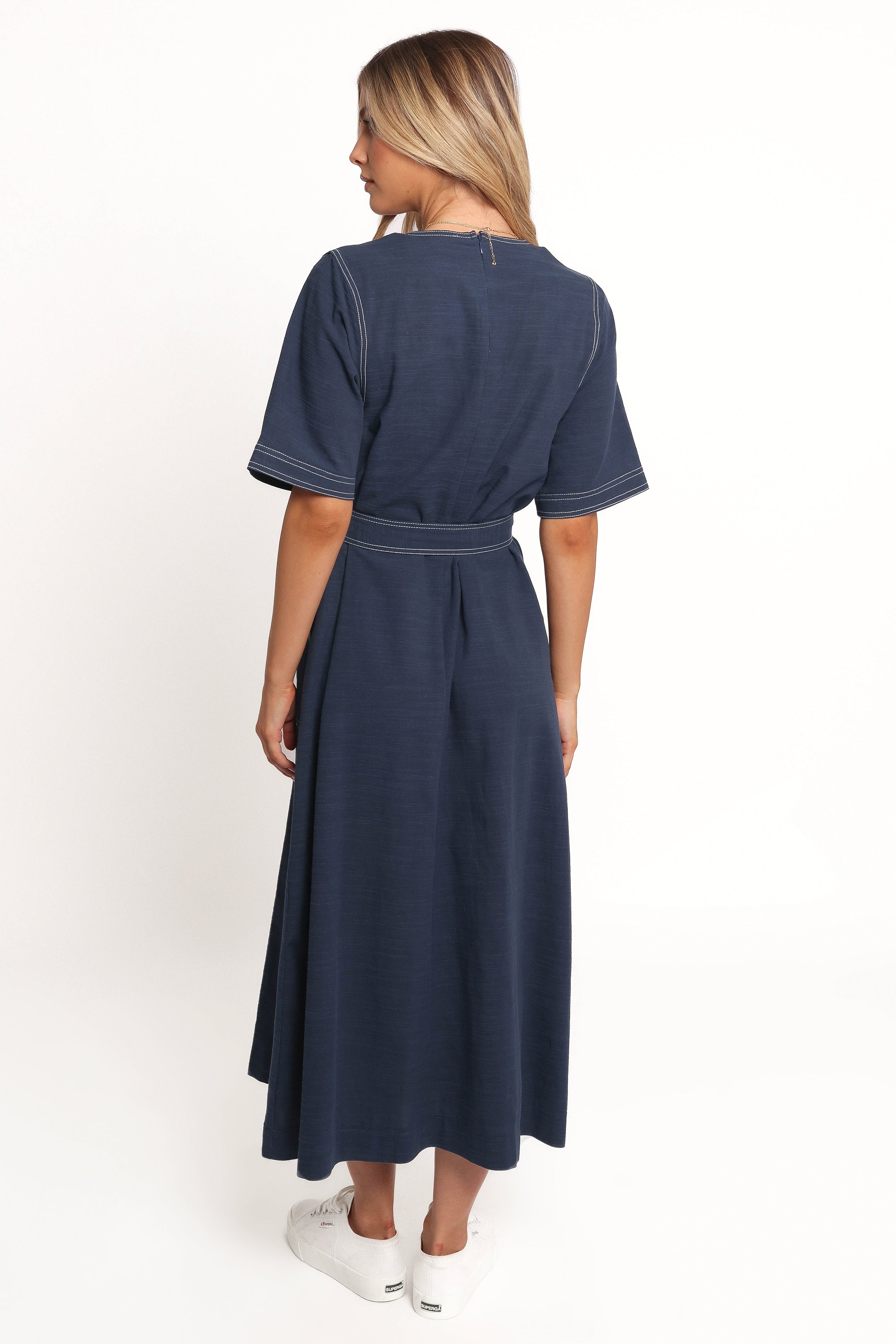 Kade Midi Dress - Blue-Ladys Street