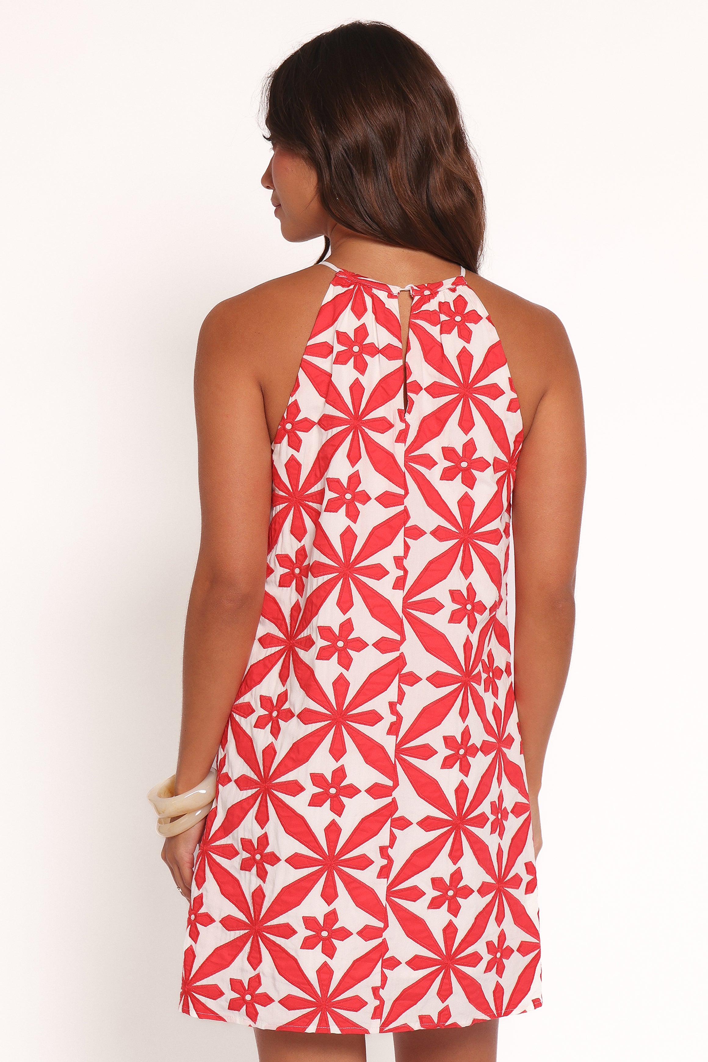 Kaelia Mini Dress - Red-Ladys Street