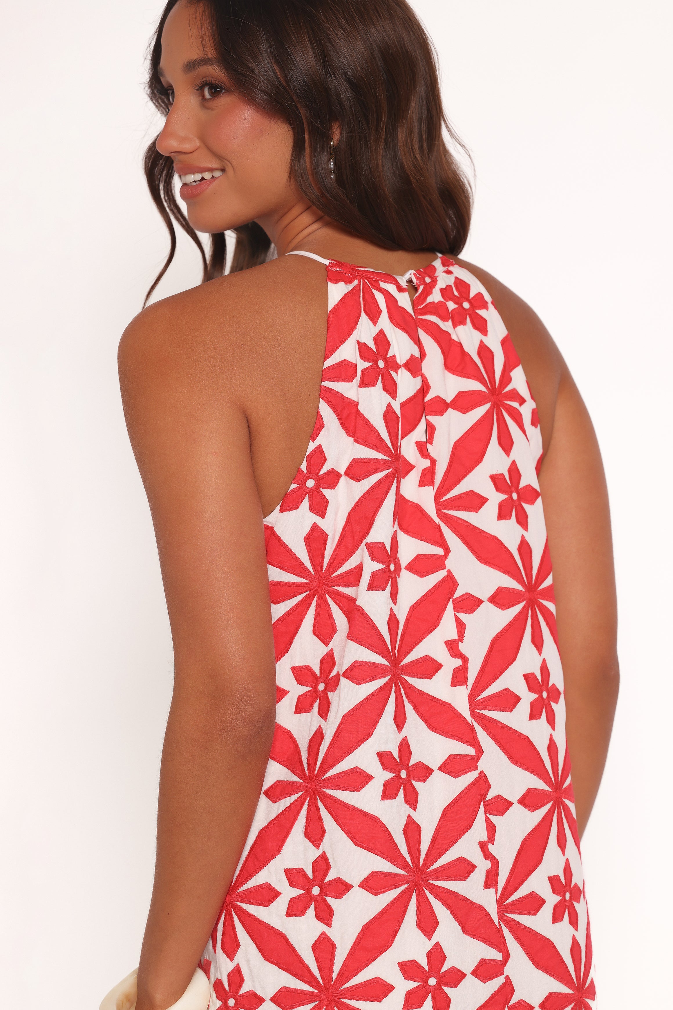 Kaelia Mini Dress - Red-Ladys Street