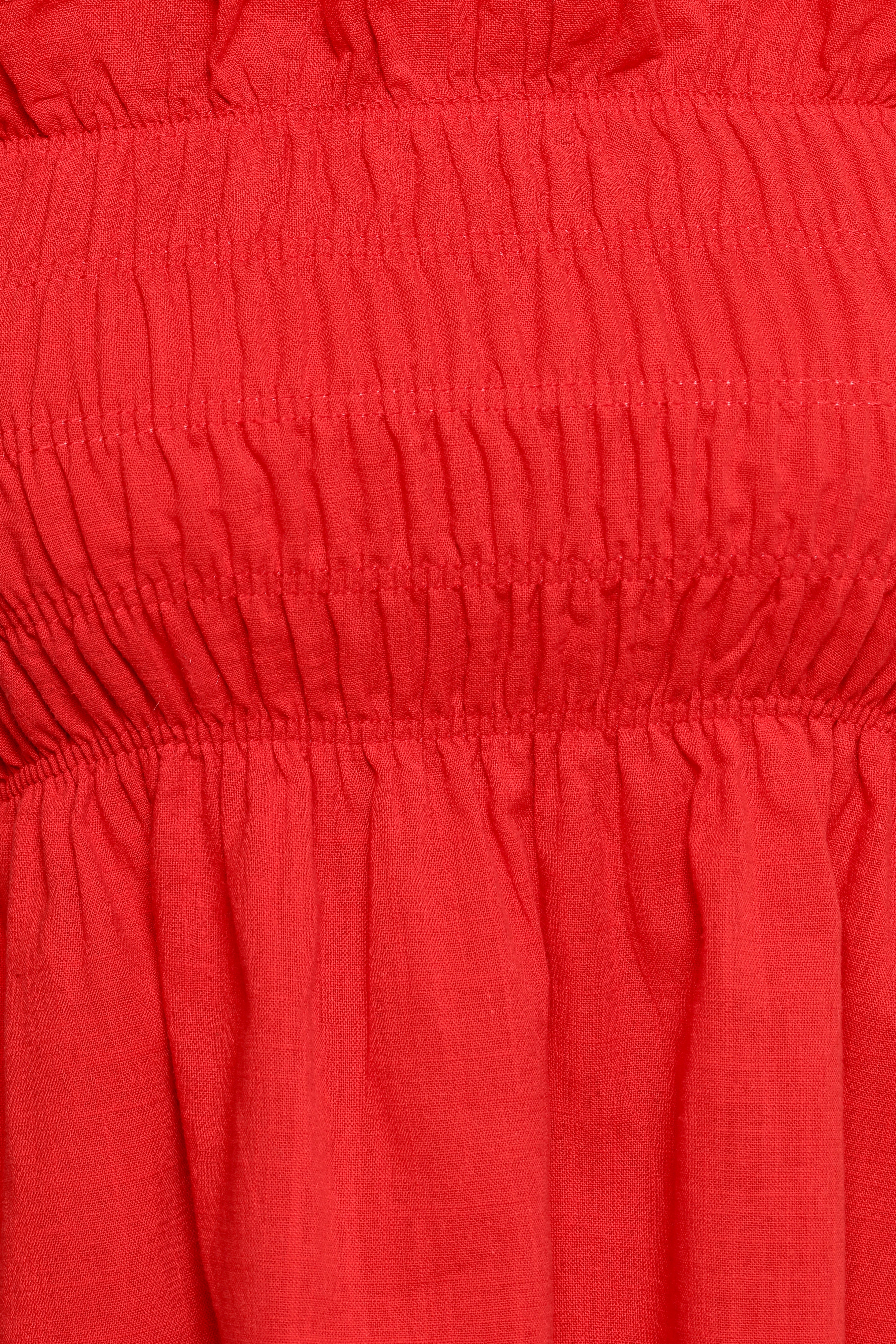 Kaiya Frill Short Set - Red-Ladys Street