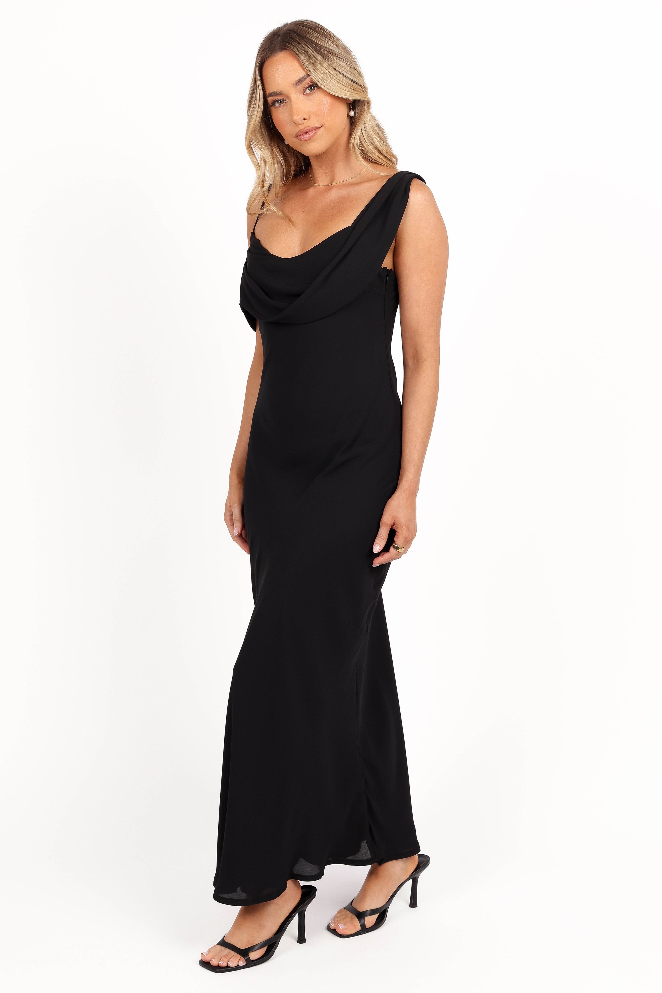 Kamryn Midi Dress - Black-Ladys Street