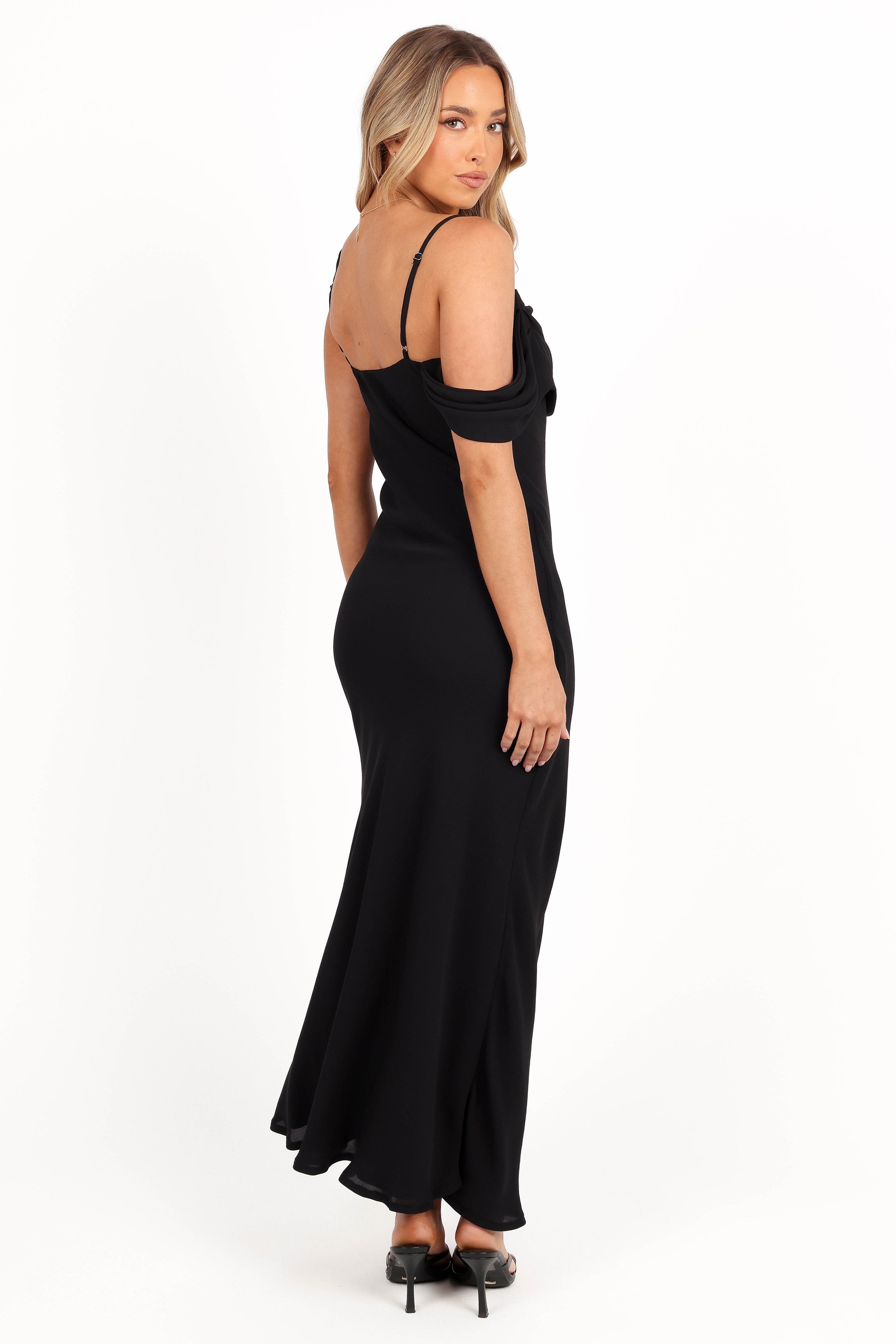 Kamryn Midi Dress - Black-Ladys Street