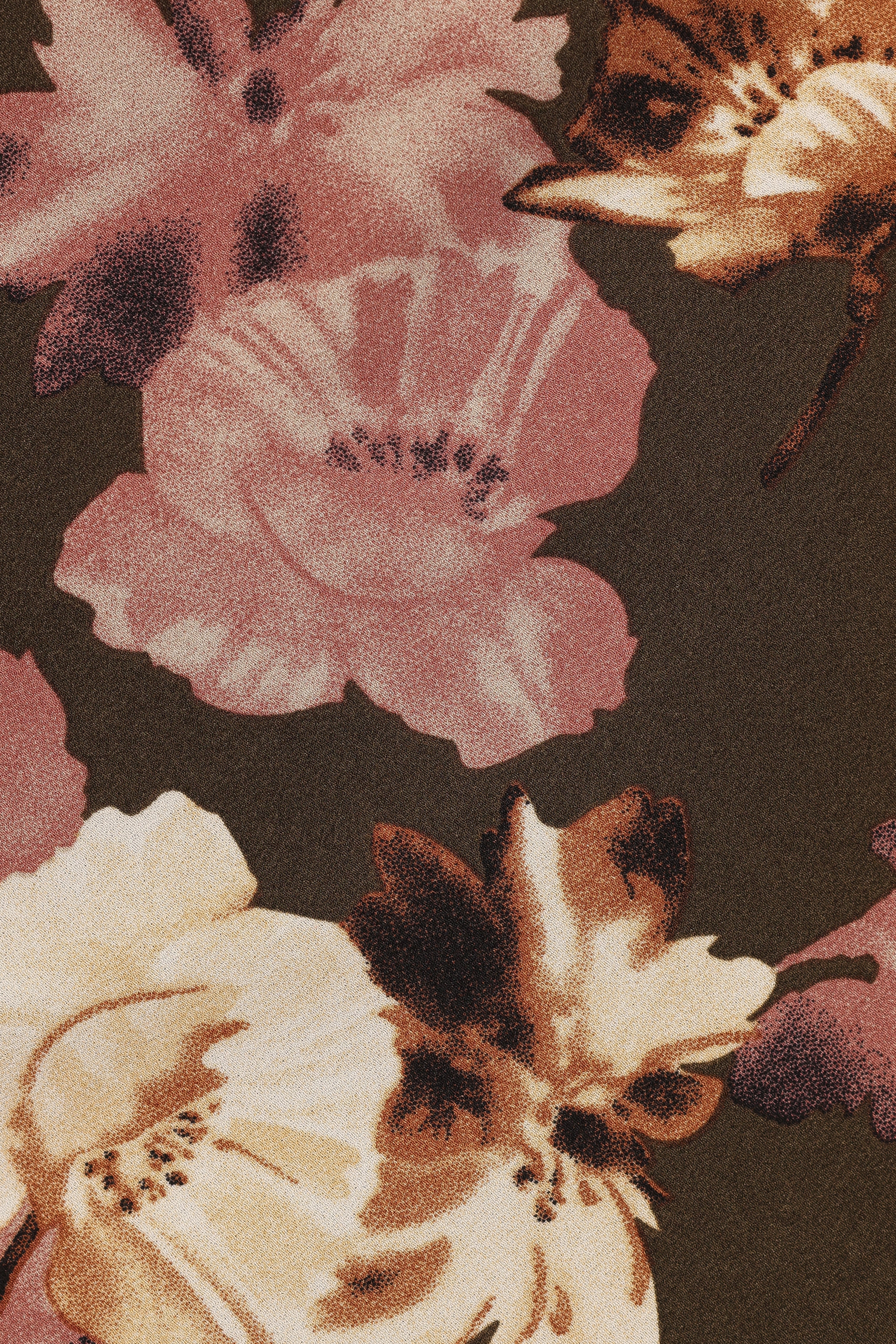 Kamryn Midi Dress - Olive Floral-Ladys Street