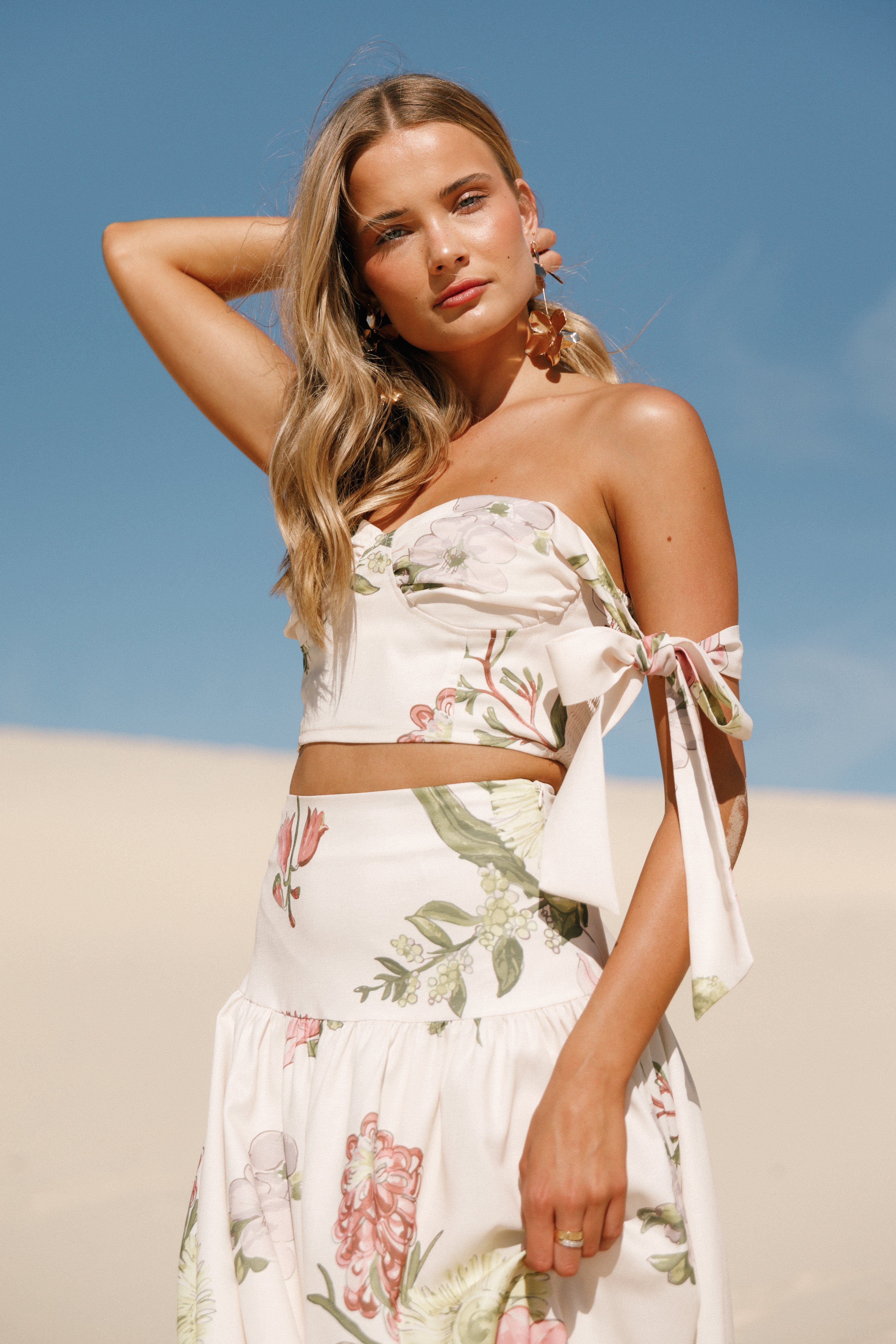 Kara Two Piece Set - Native Flora-Ladys Street