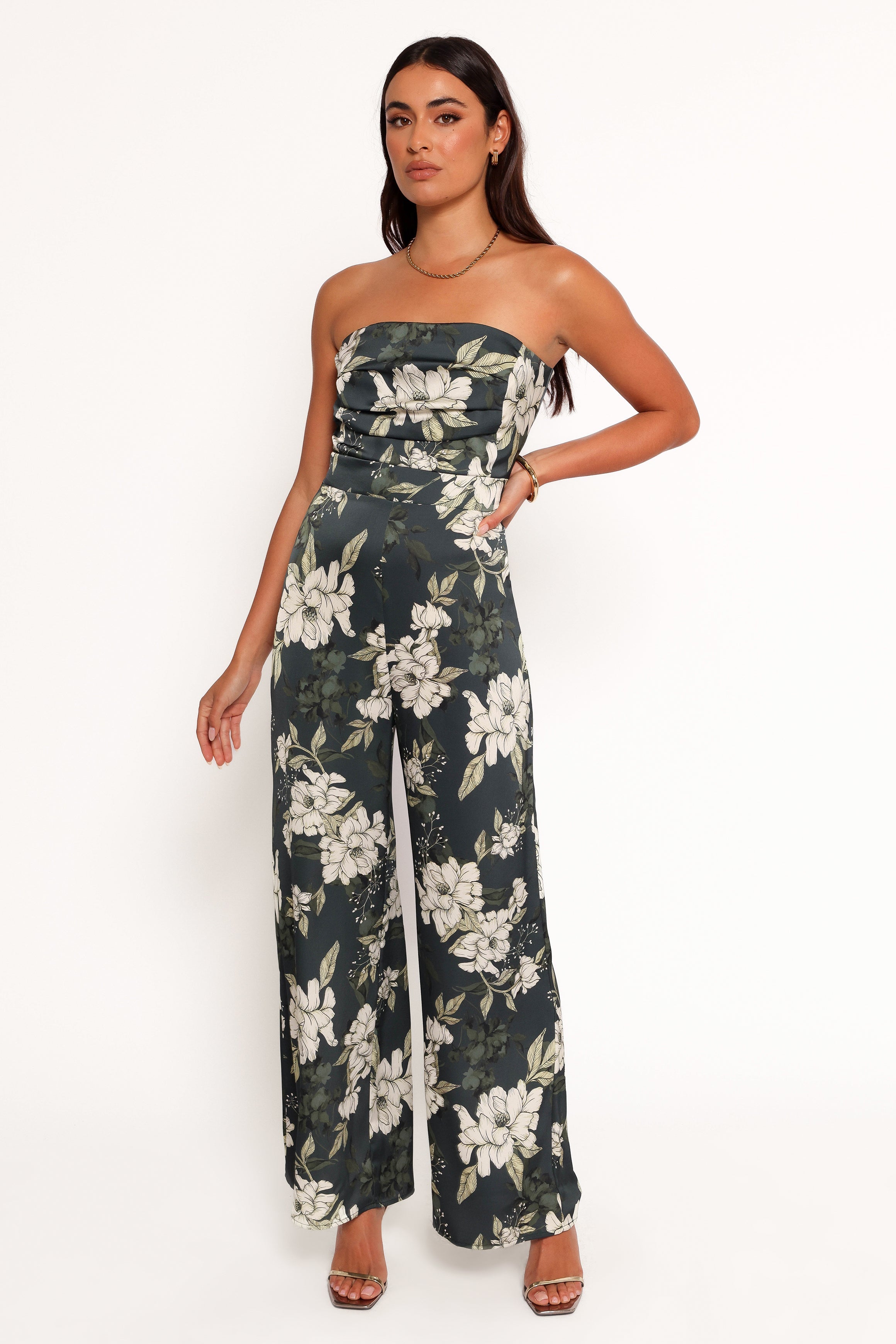 Karina Jumpsuit - Green Multi-Ladys Street