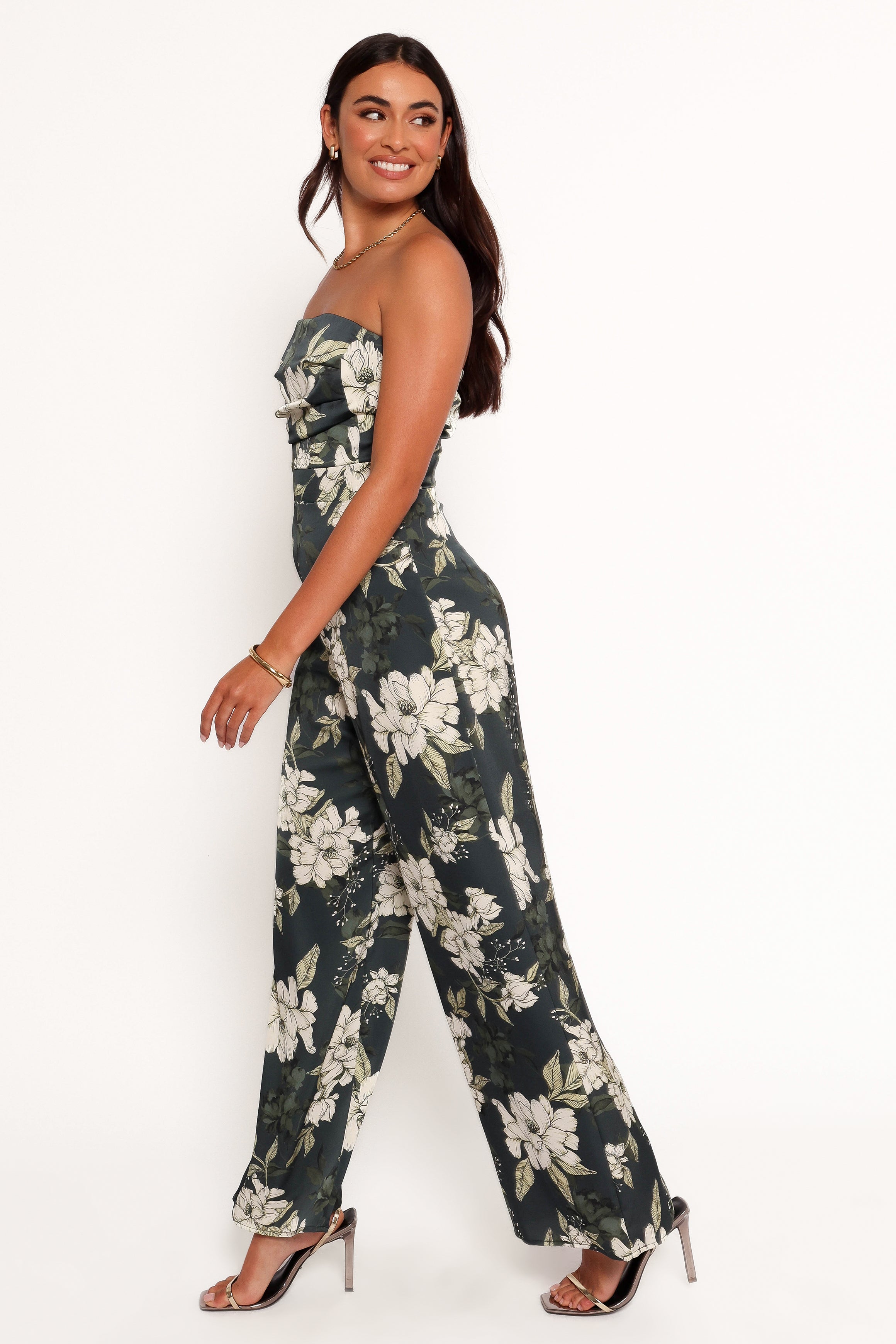 Karina Jumpsuit - Green Multi-Ladys Street
