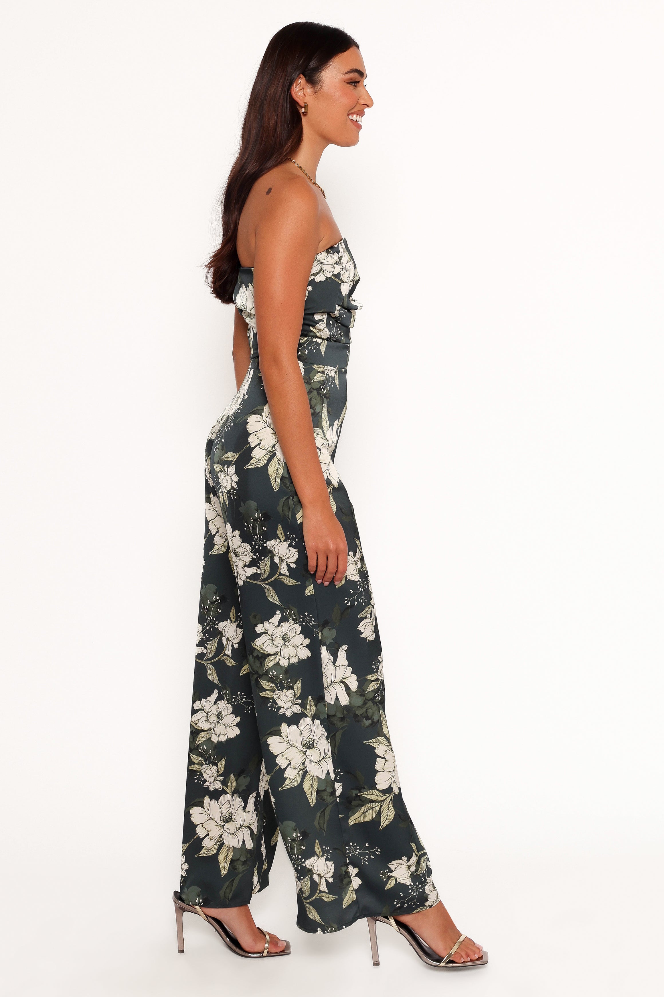 Karina Jumpsuit - Green Multi-Ladys Street