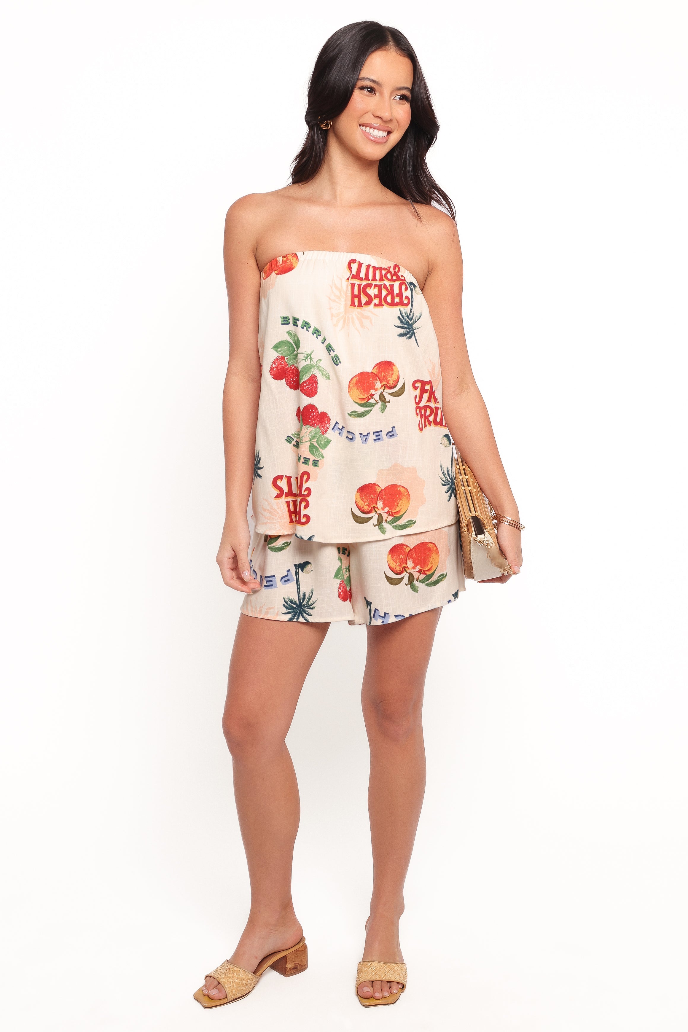 Karlen Strapless Romper - Tutti Frutti-Ladys Street