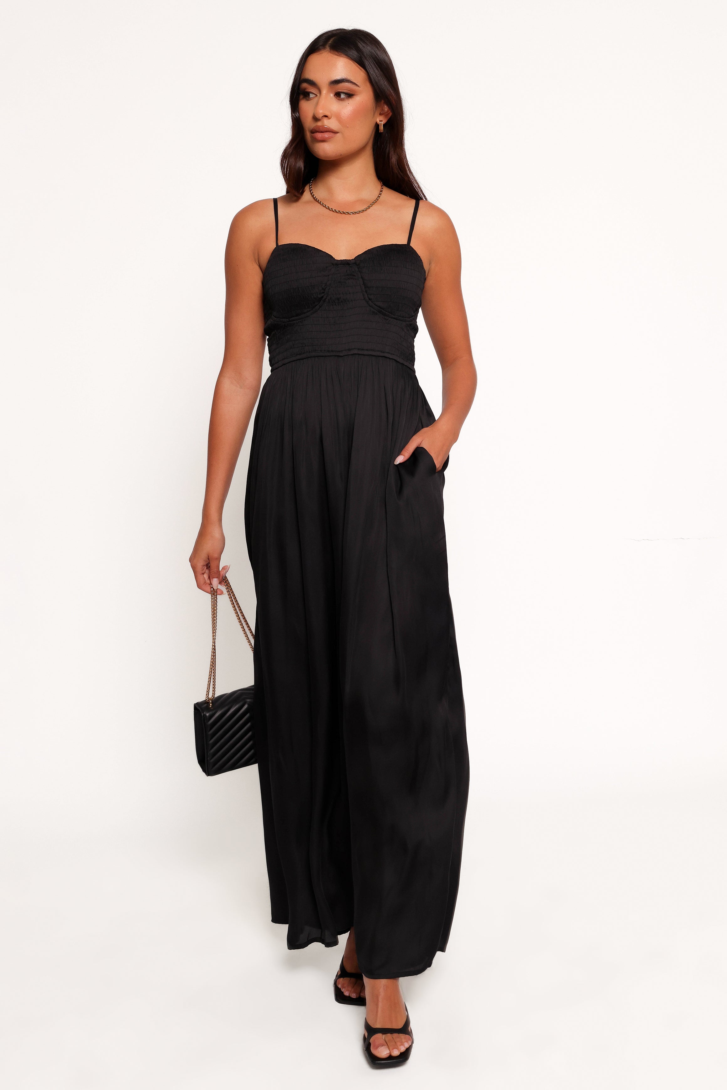 Karlie Jumpsuit - Black-Ladys Street