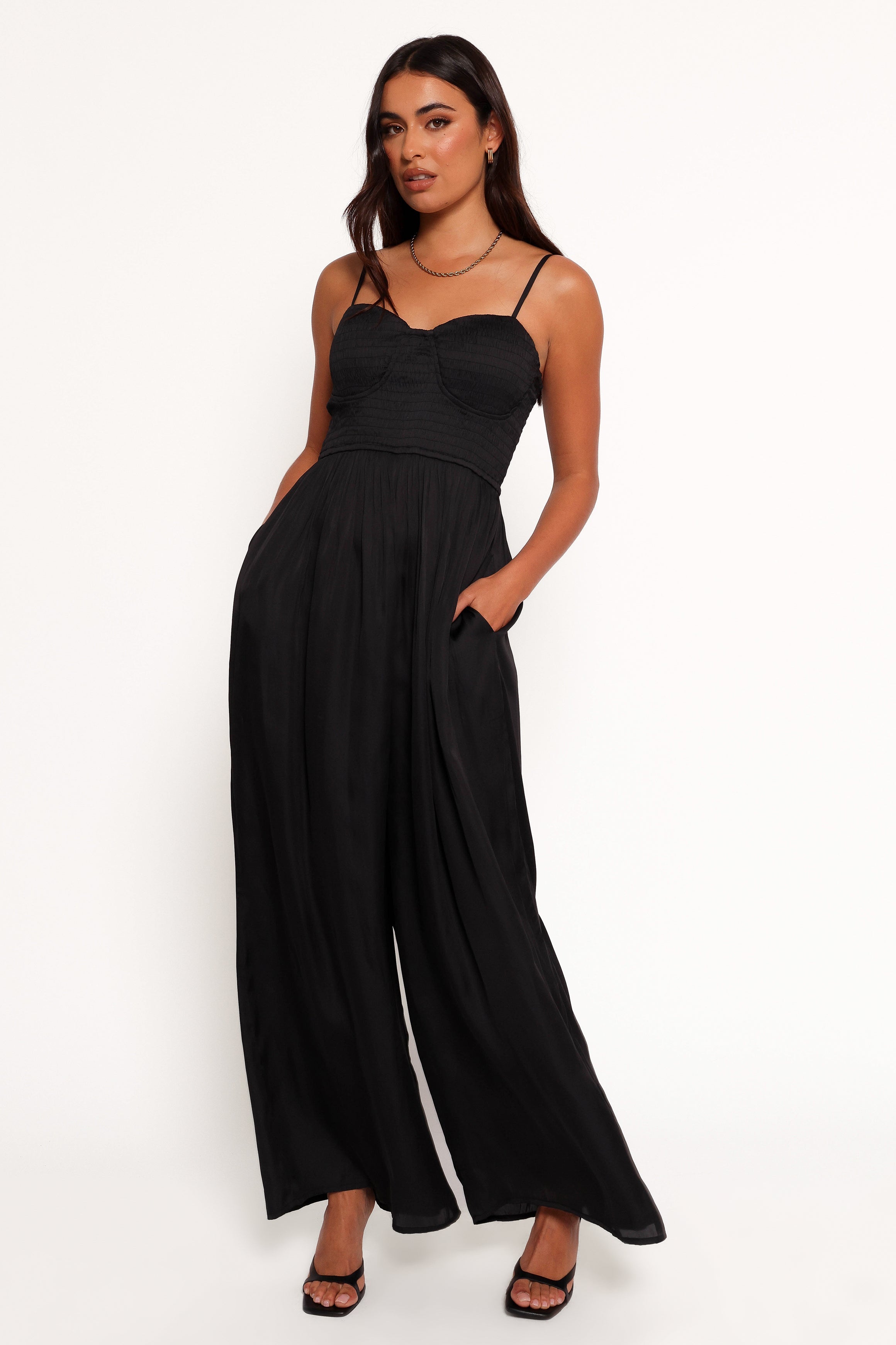 Karlie Jumpsuit - Black-Ladys Street