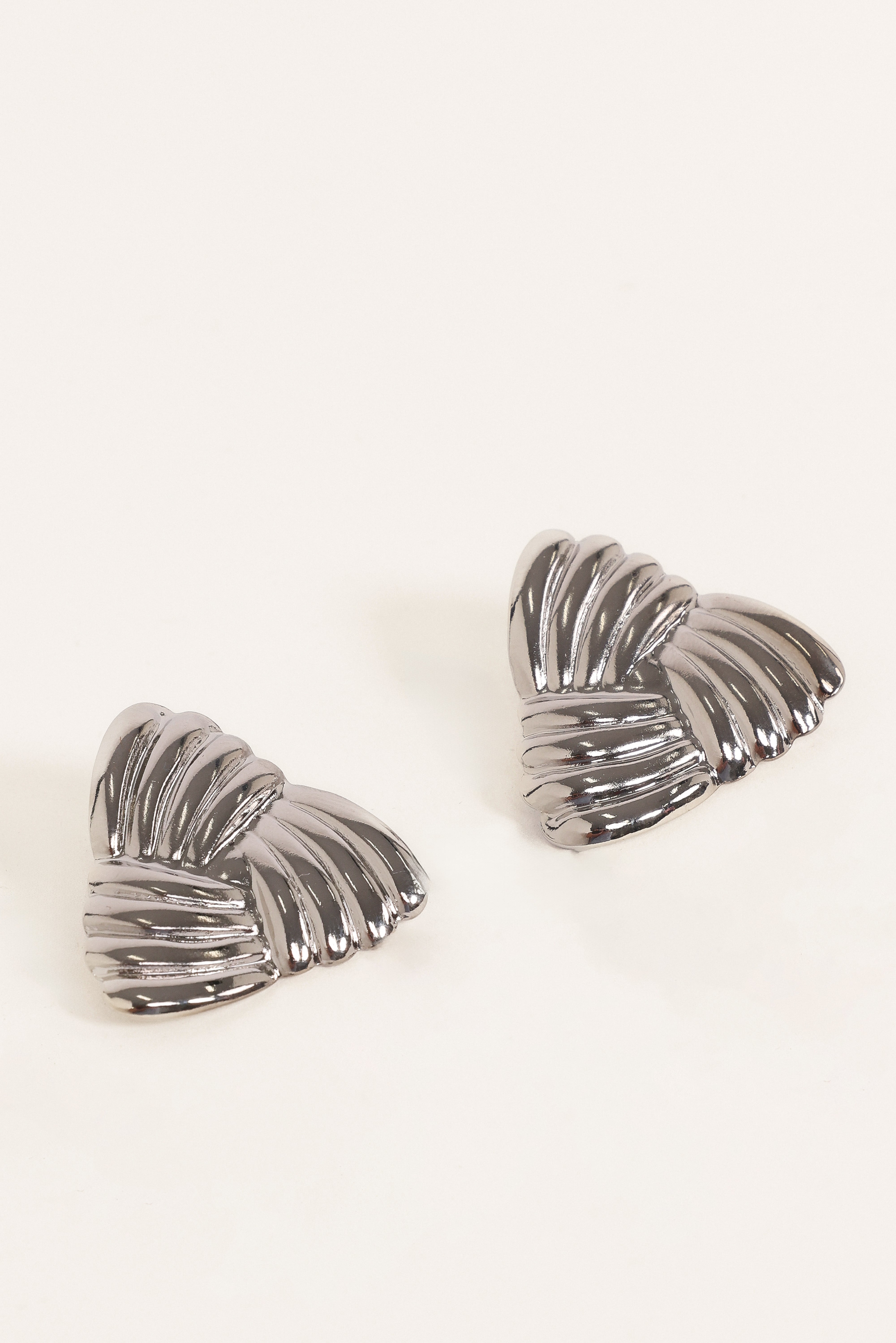 Katana Earrings - Silver-Ladys Street