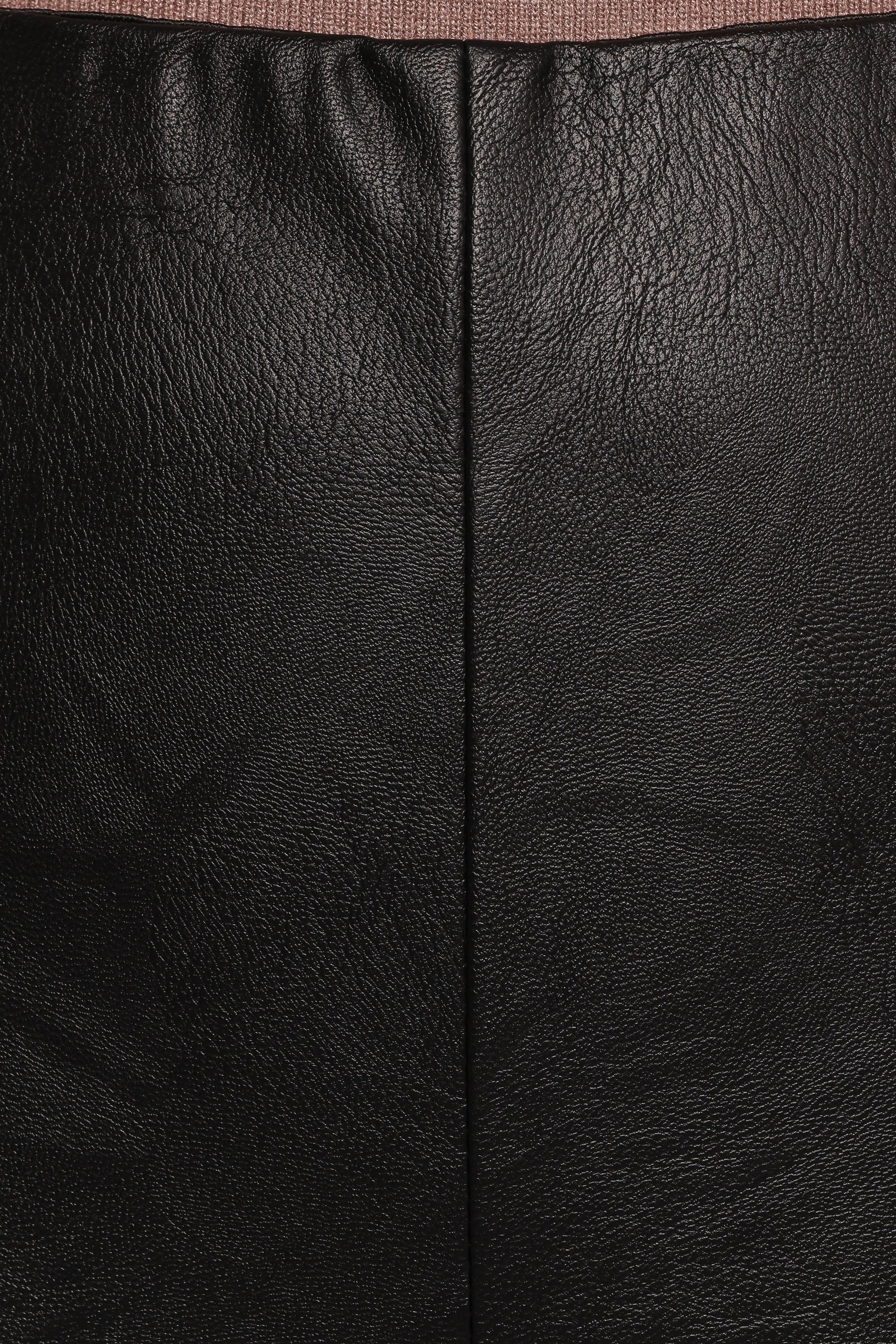 Kathi Faux Leather Pant - Black-Ladys Street