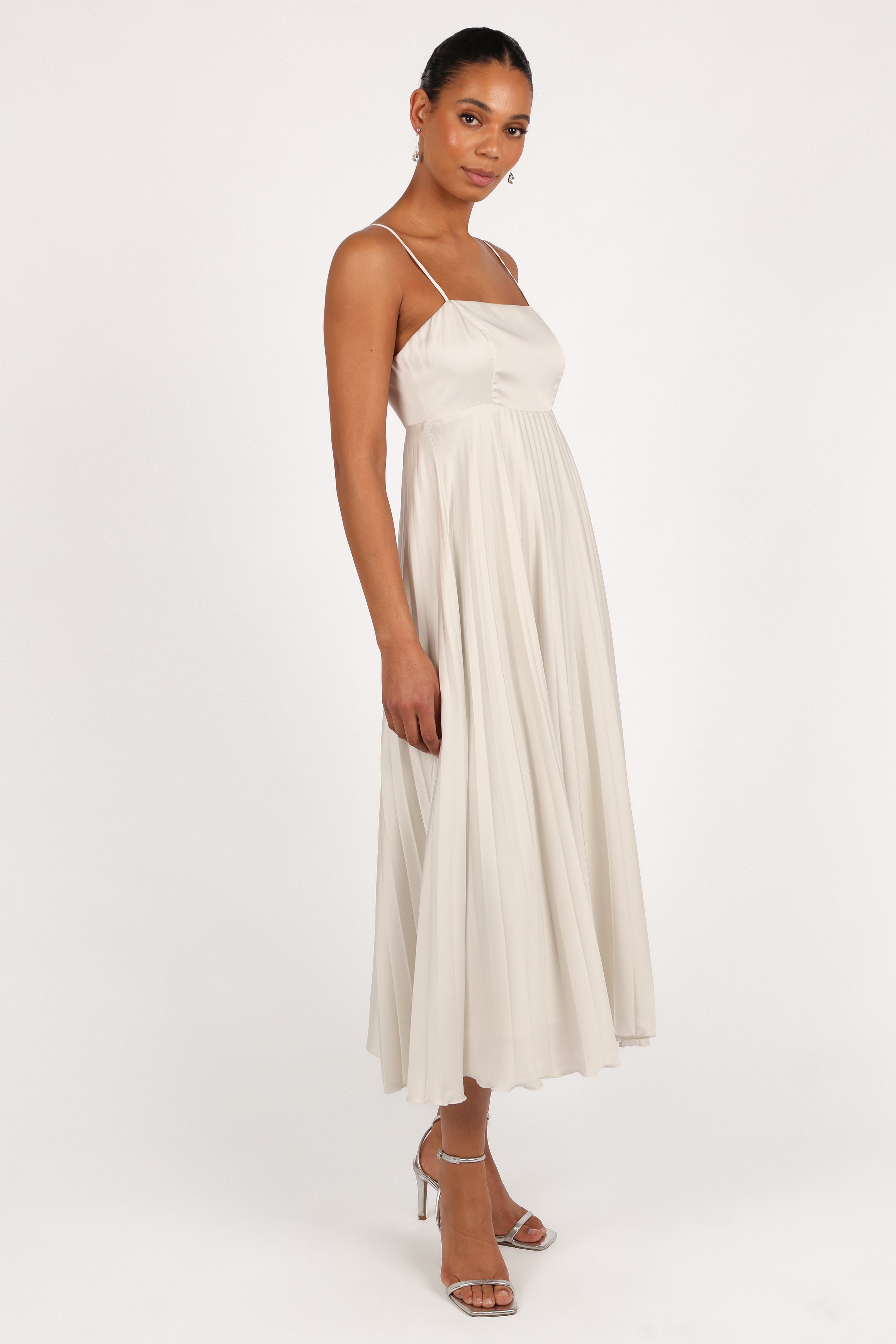 Keegan Maxi Dress - White-Ladys Street