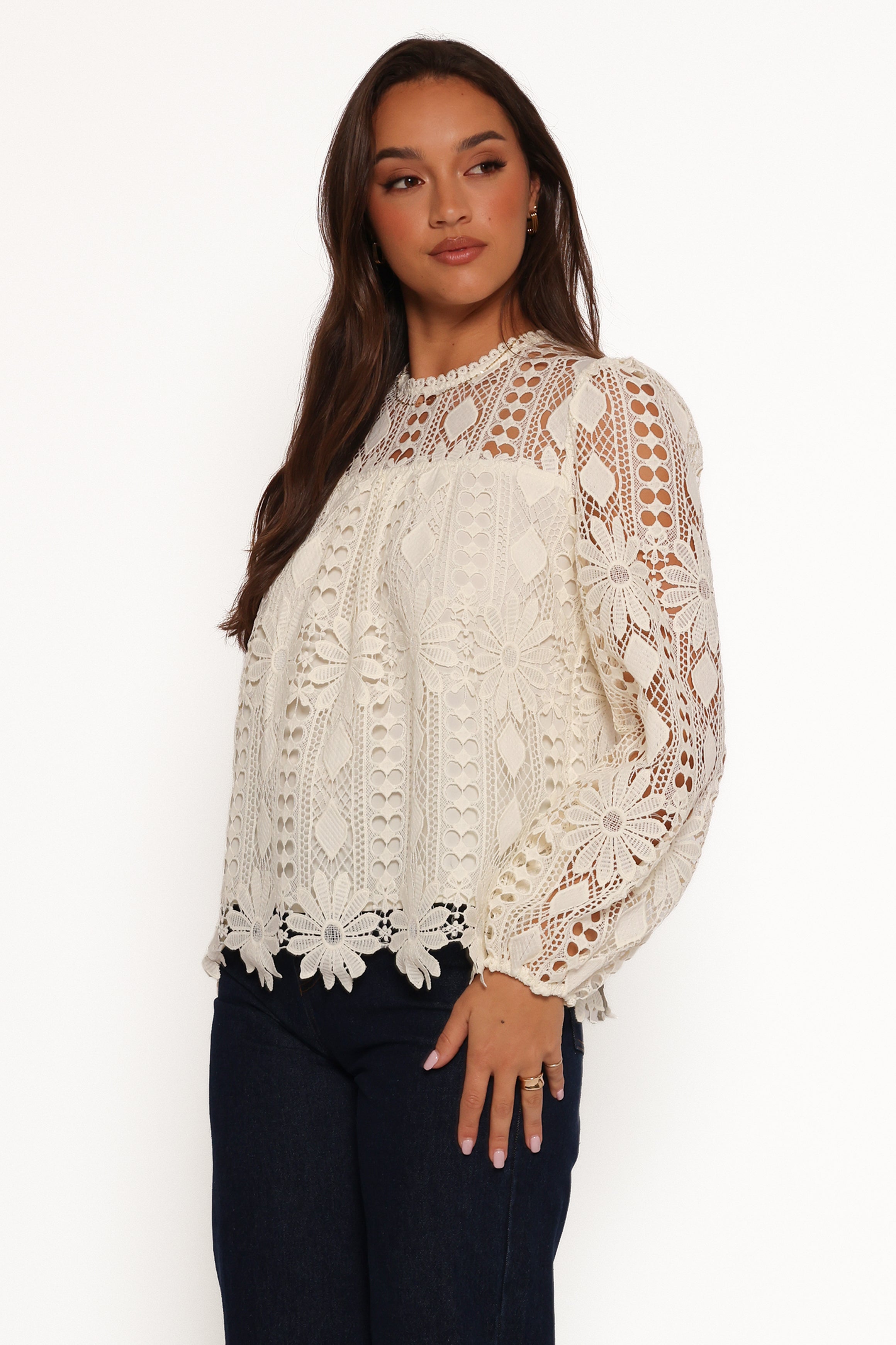Kennedy Top - Cream-Ladys Street