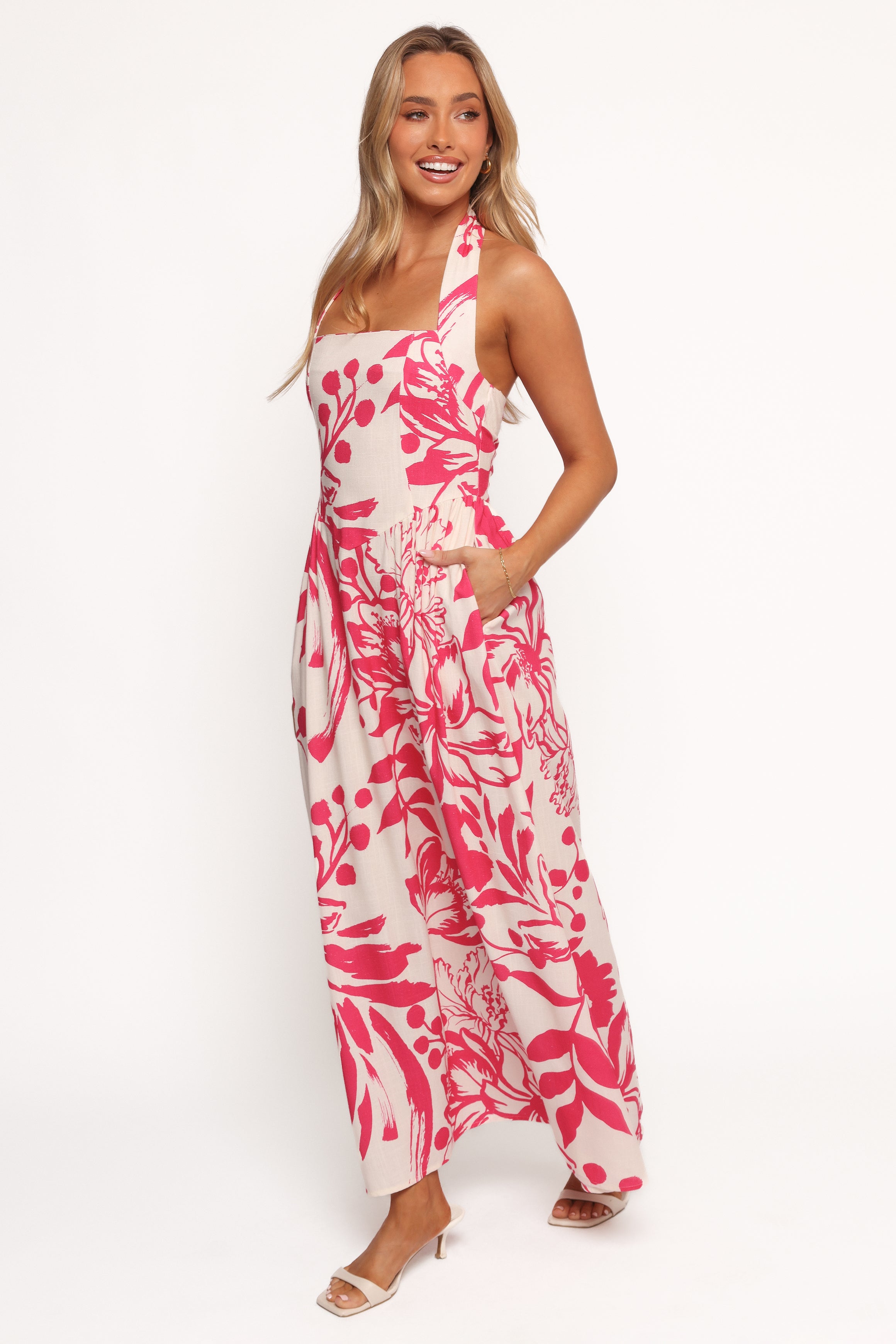 Kiera Midi Dress - Rosalind-Ladys Street