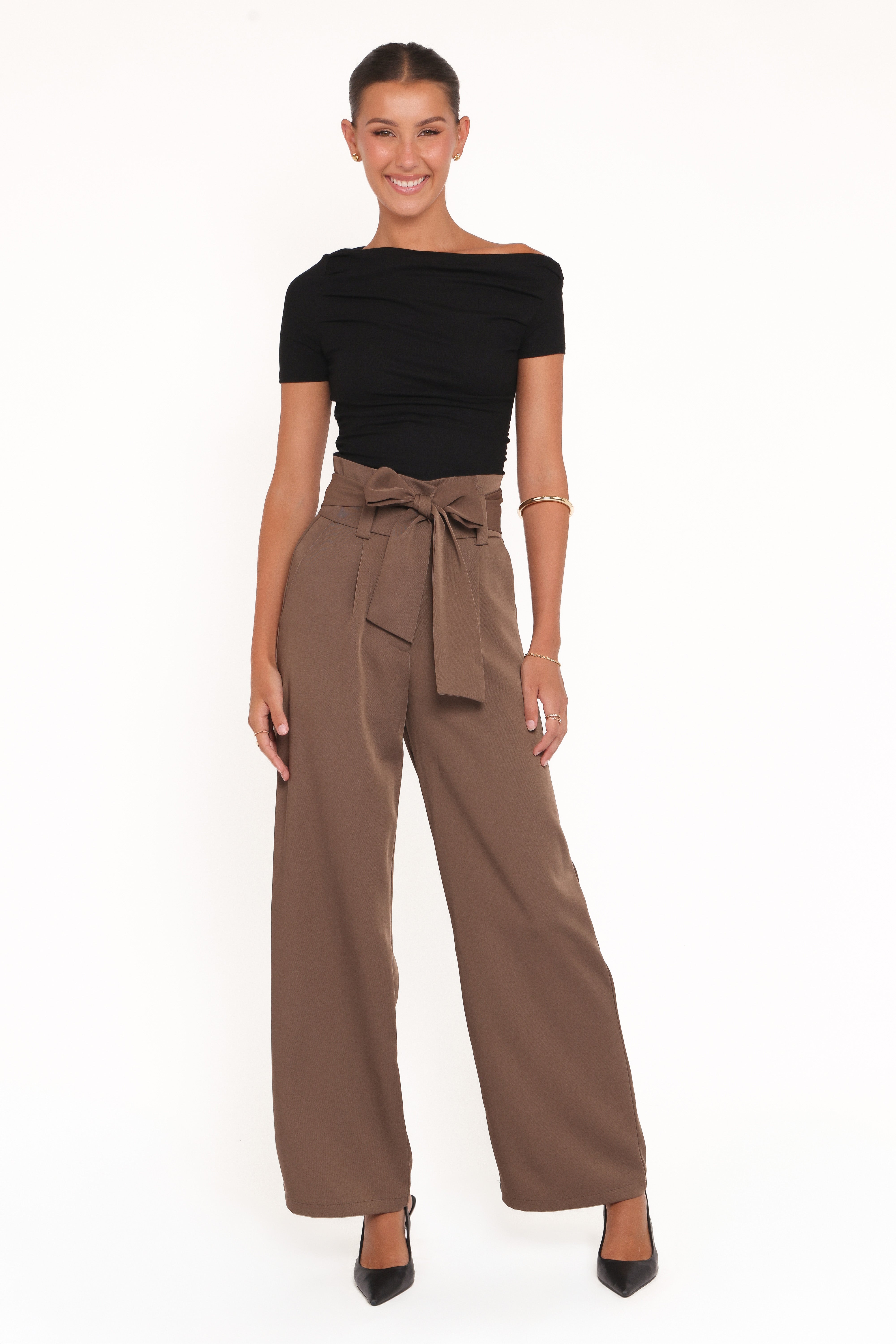 Kieran Pants - Ash Brown-Ladys Street
