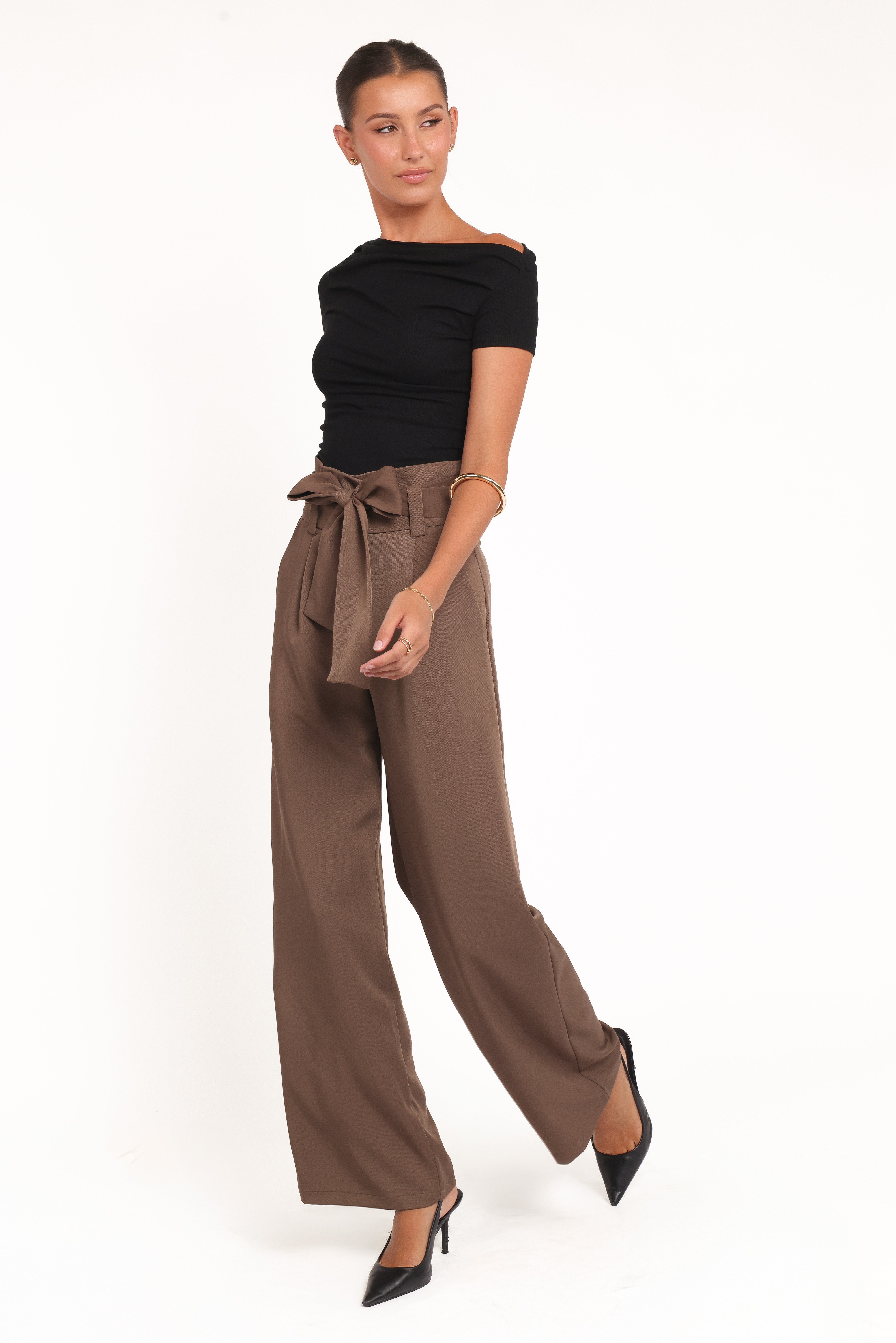 Kieran Pants - Ash Brown-Ladys Street