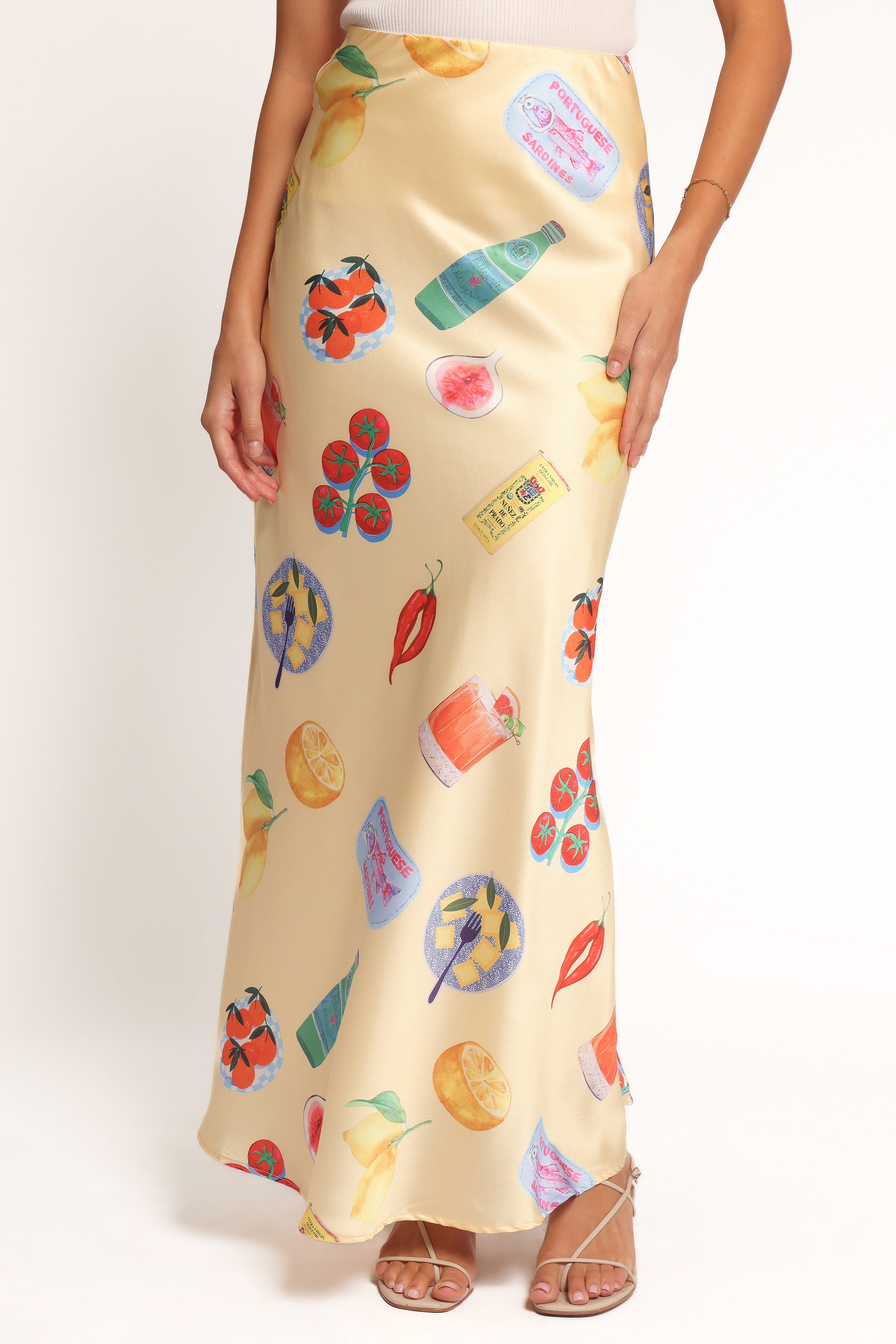 Kinsey Maxi Skirt - Yellow-Ladys Street