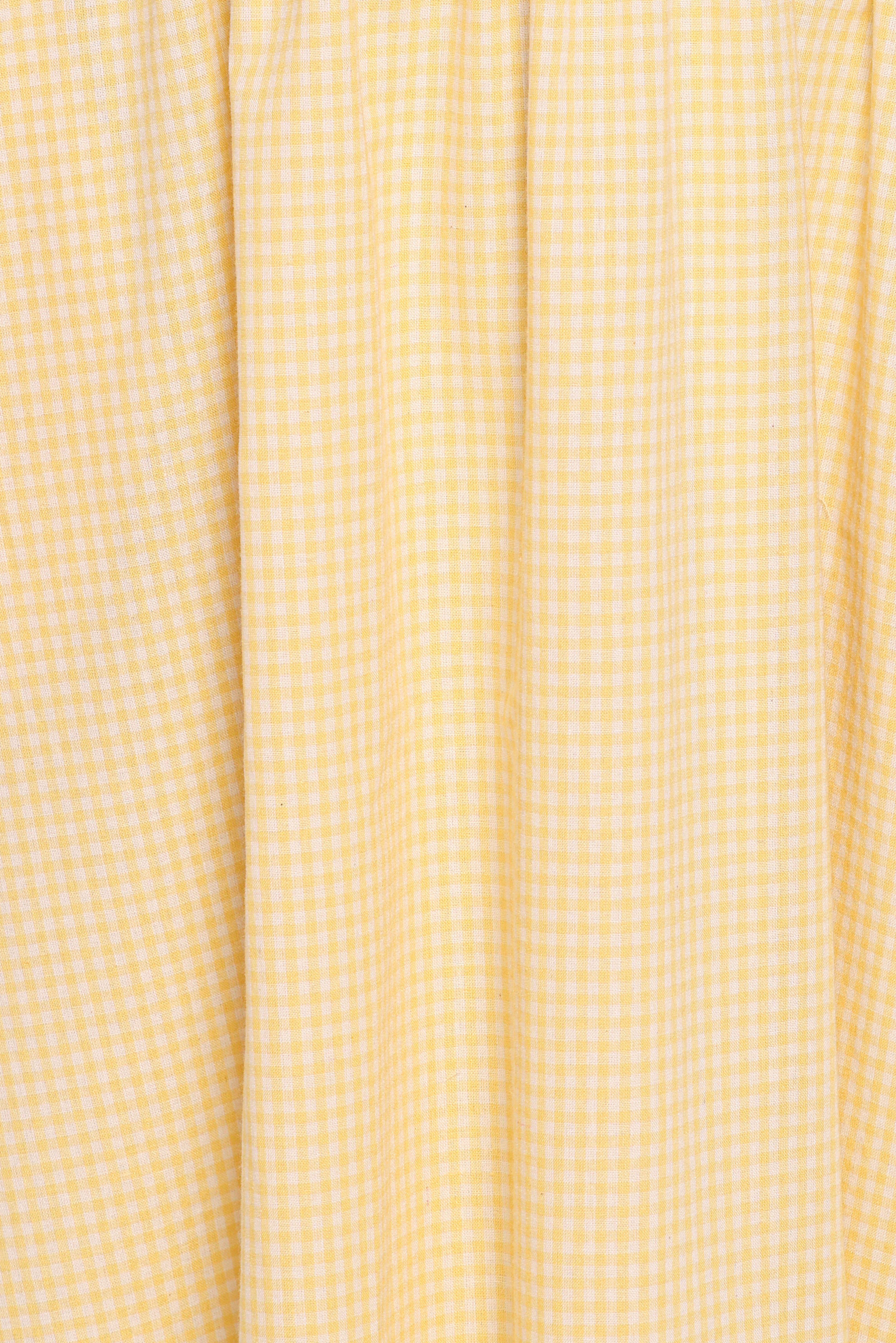 Kinslee Midi Dress - Yellow Gingham-Ladys Street