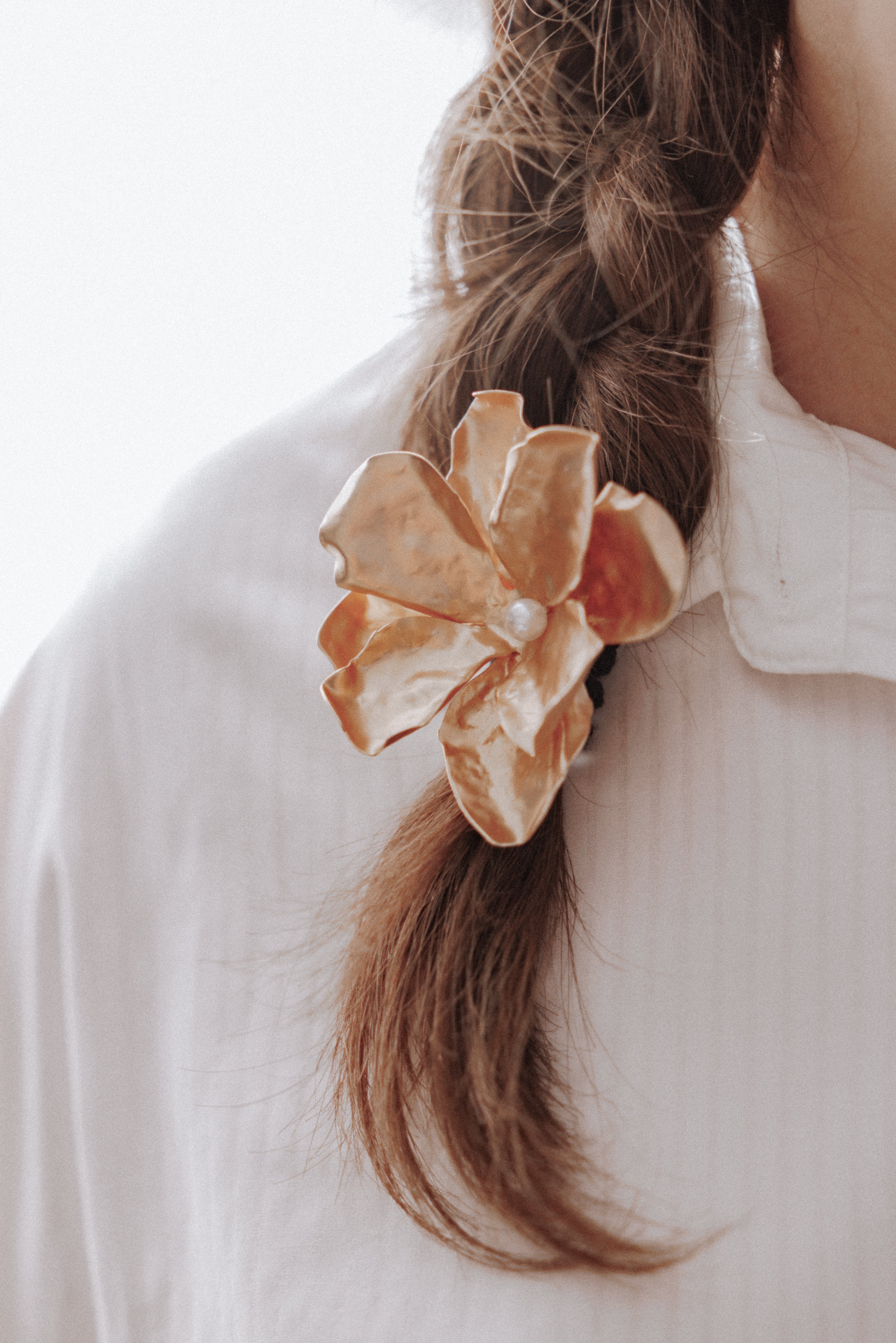 Kora Hair Tie - Gold-Ladys Street