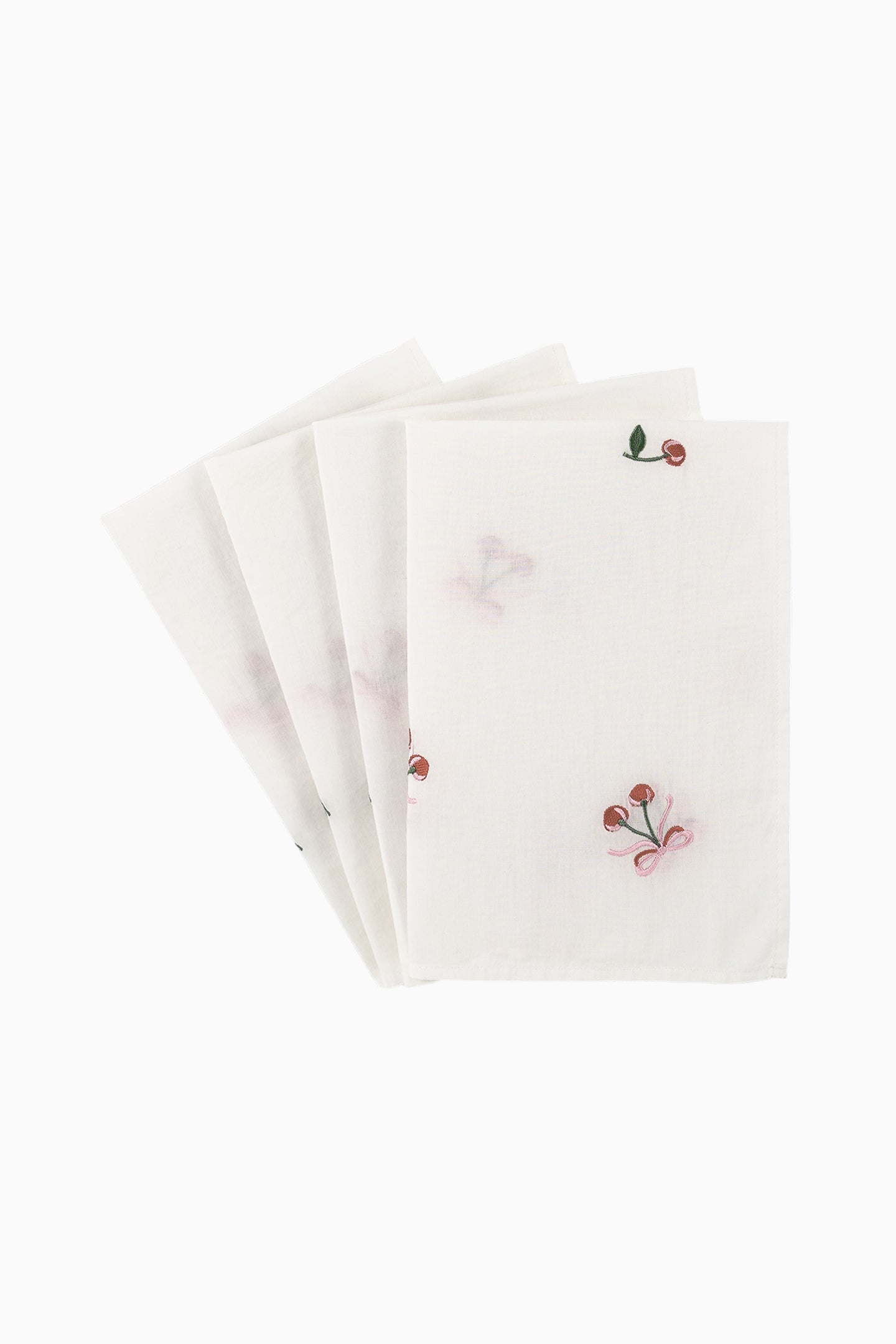 Embroidered Napkins - Set of 4-Charming Rule