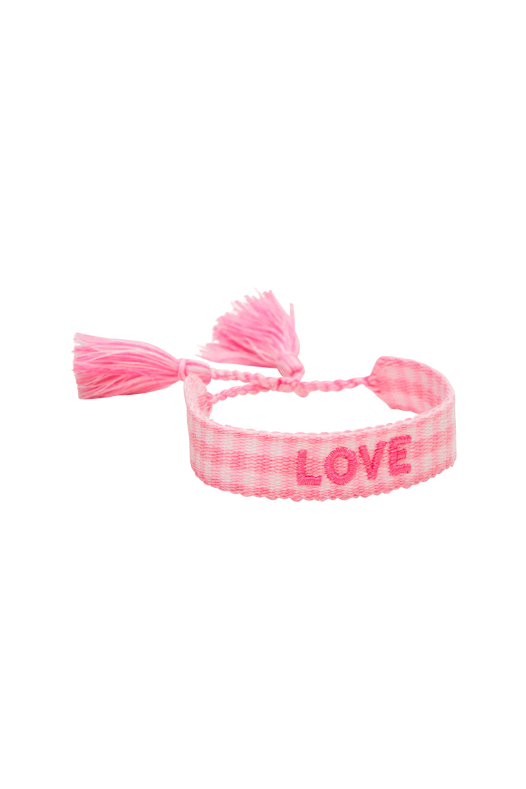 Gingham Love Woven Bracelet-Charming Rule
