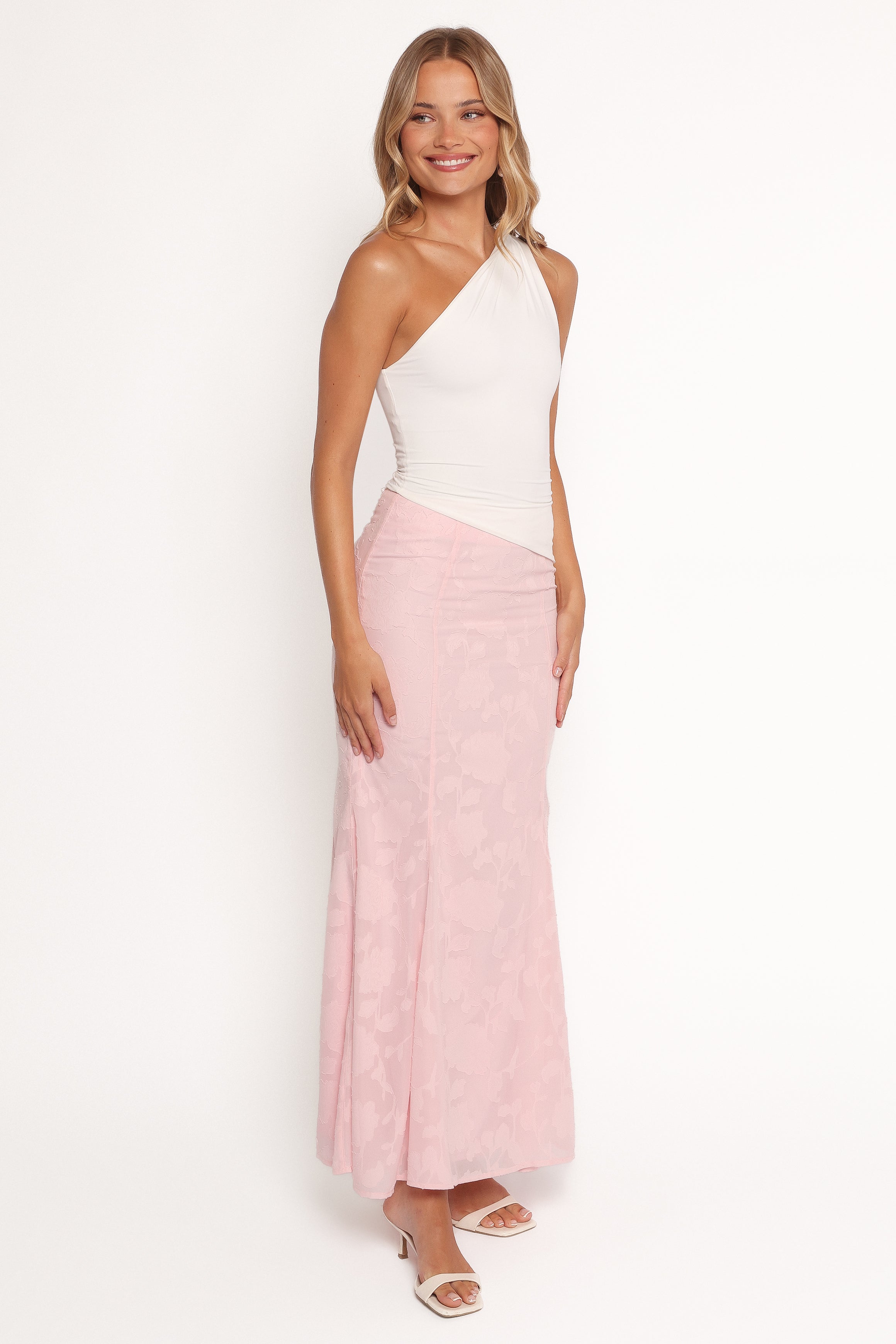 Larina Maxi Skirt - Pink-Ladys Street