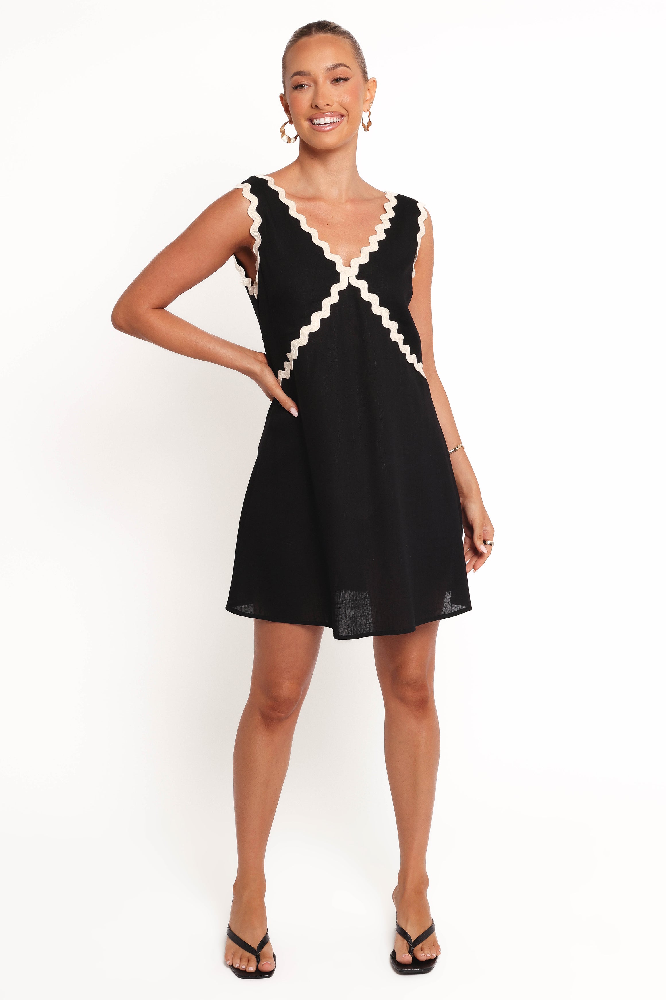 Lark Mini Dress - Black-Ladys Street