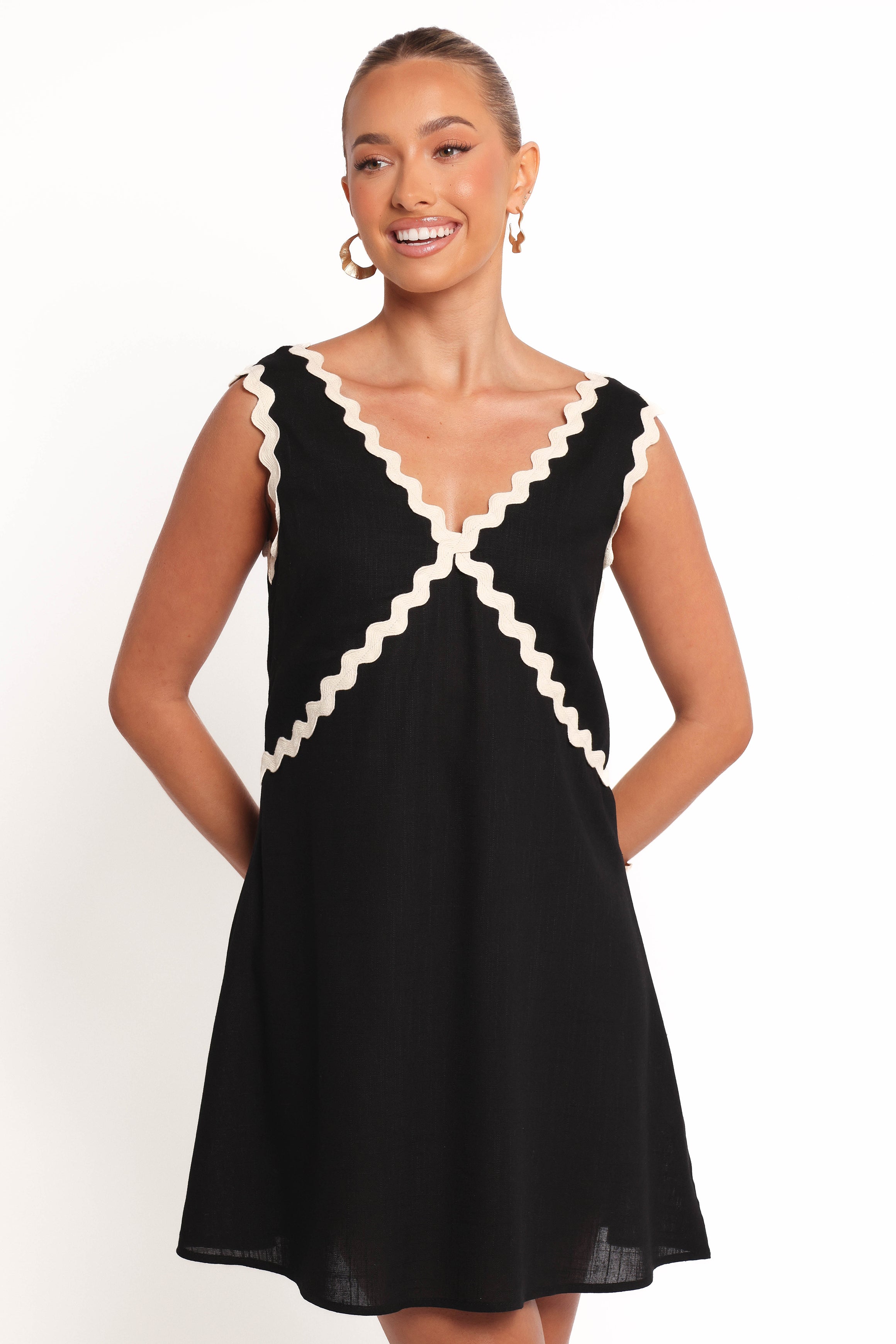 Lark Mini Dress - Black-Ladys Street