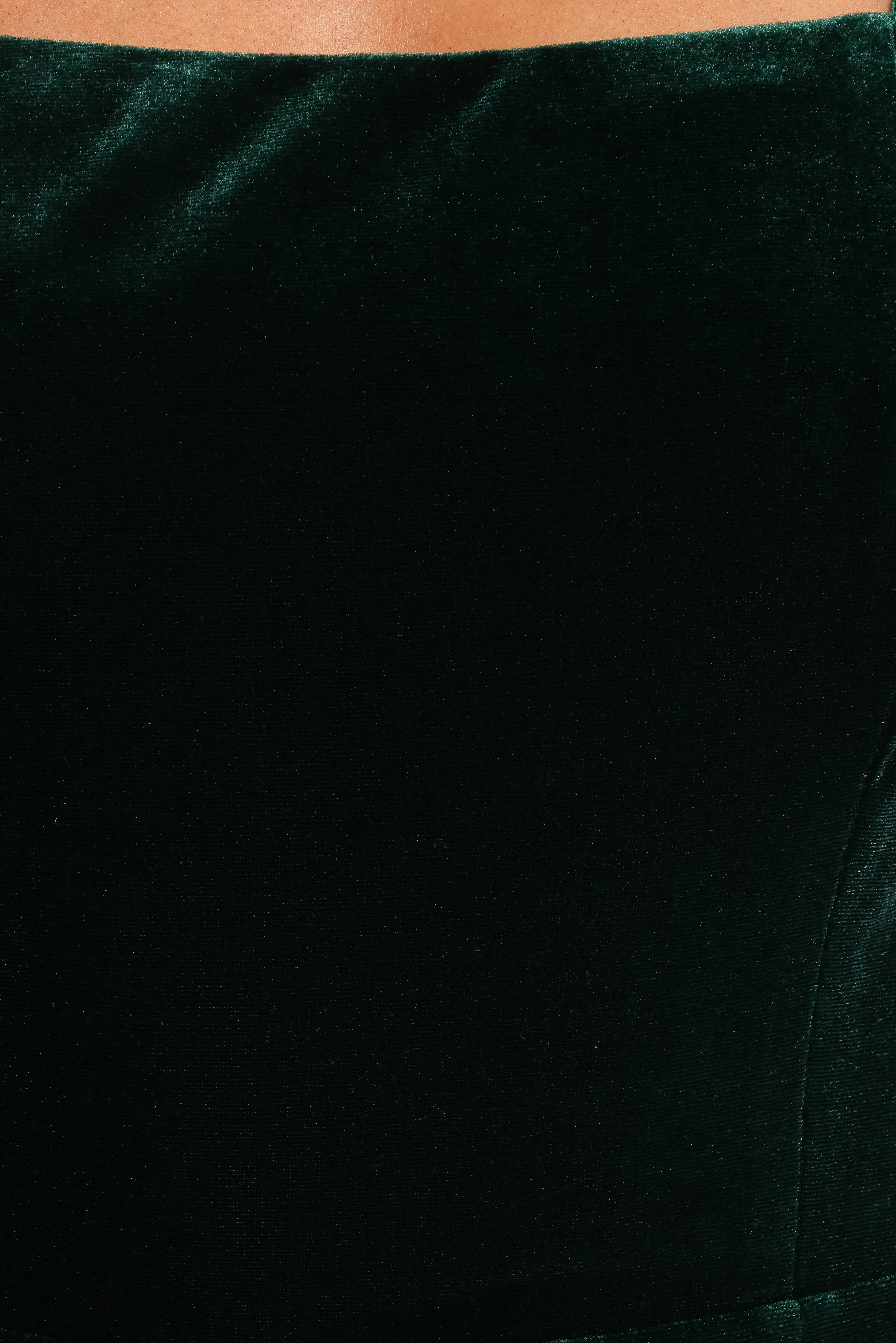 Laurel Velvet Midi Dress - Emerald Green-Ladys Street