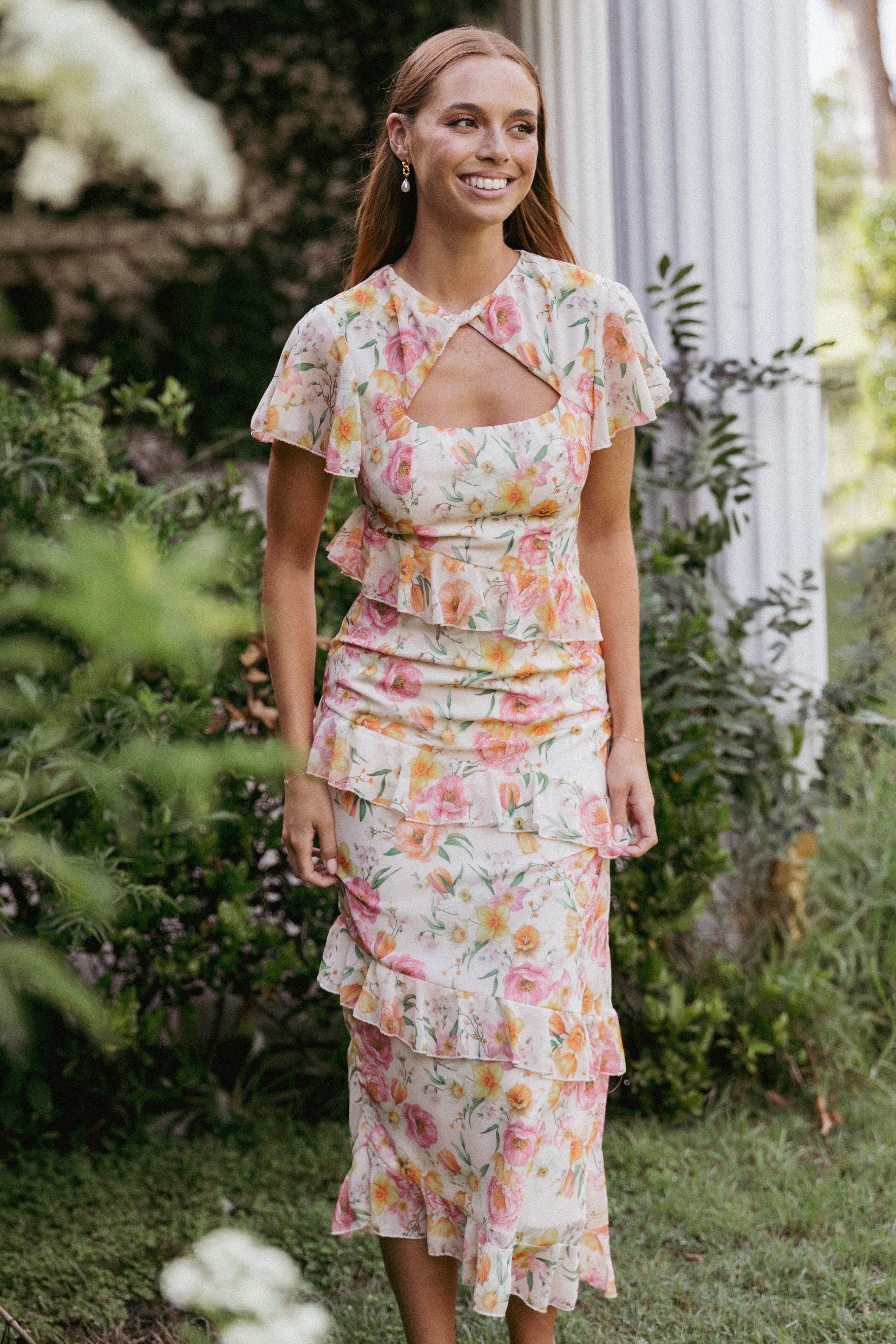 Leila Maxi Dress - Peony-Ladys Street