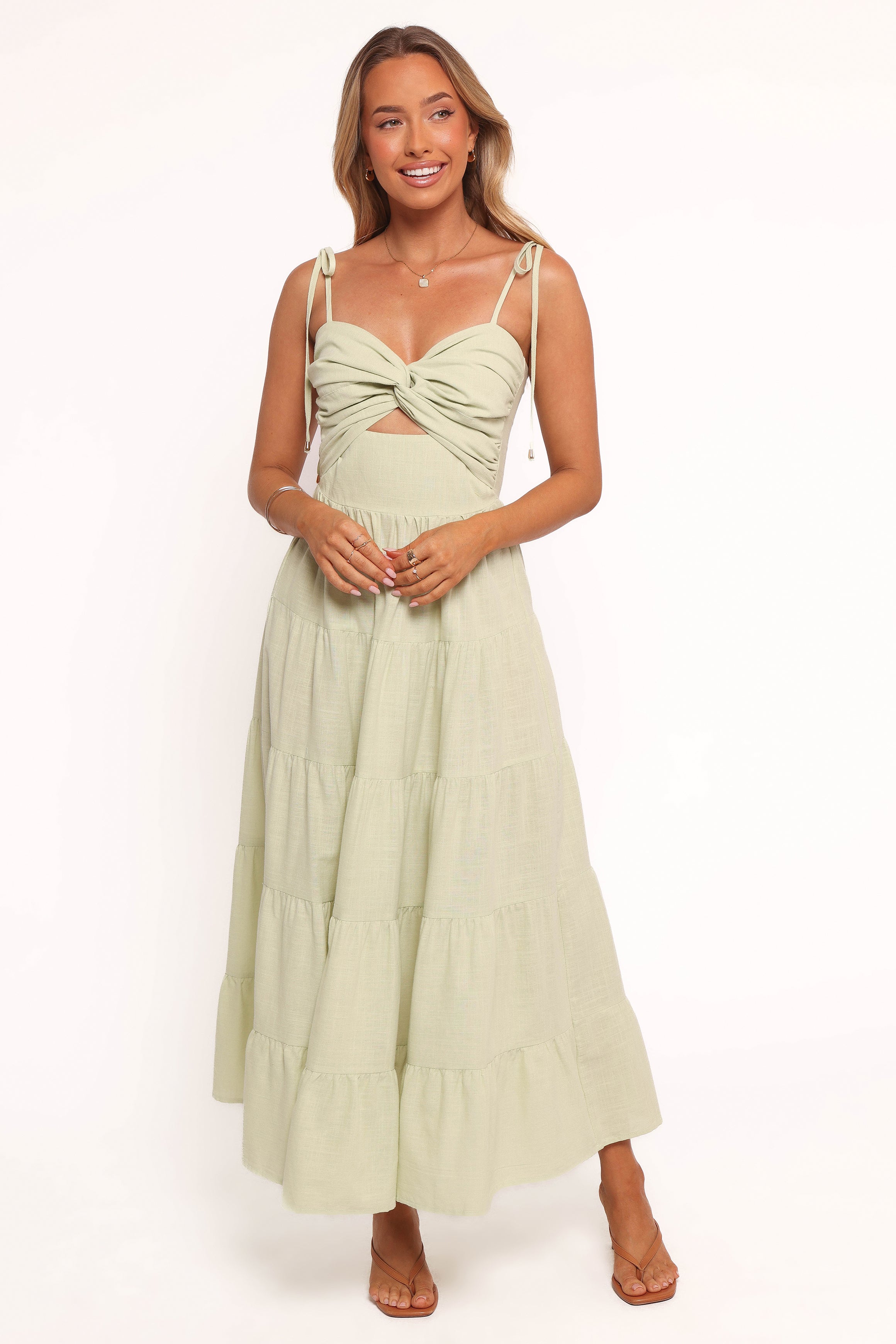 Lenny Maxi Dress - Sage-Ladys Street