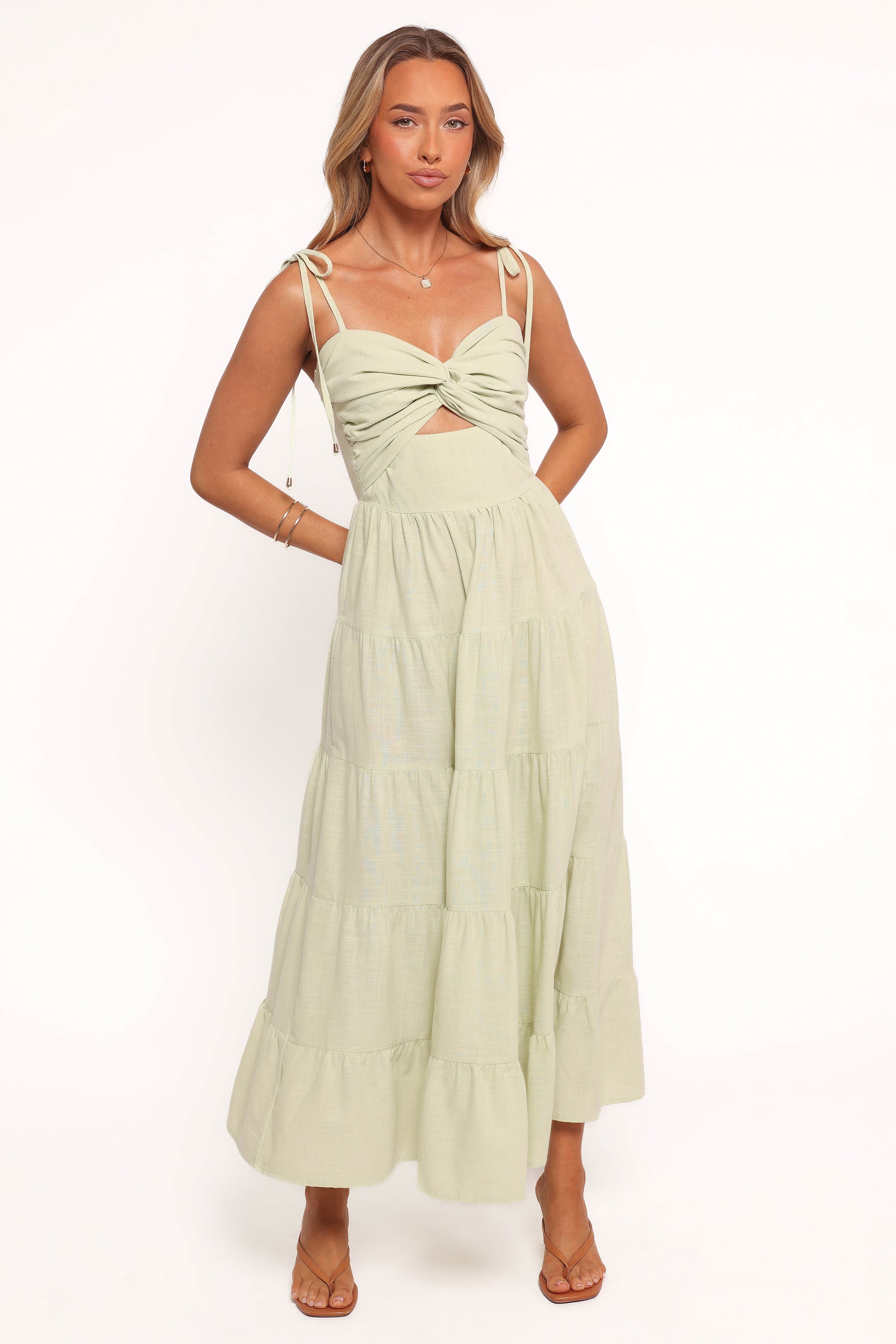 Lenny Maxi Dress - Sage-Ladys Street
