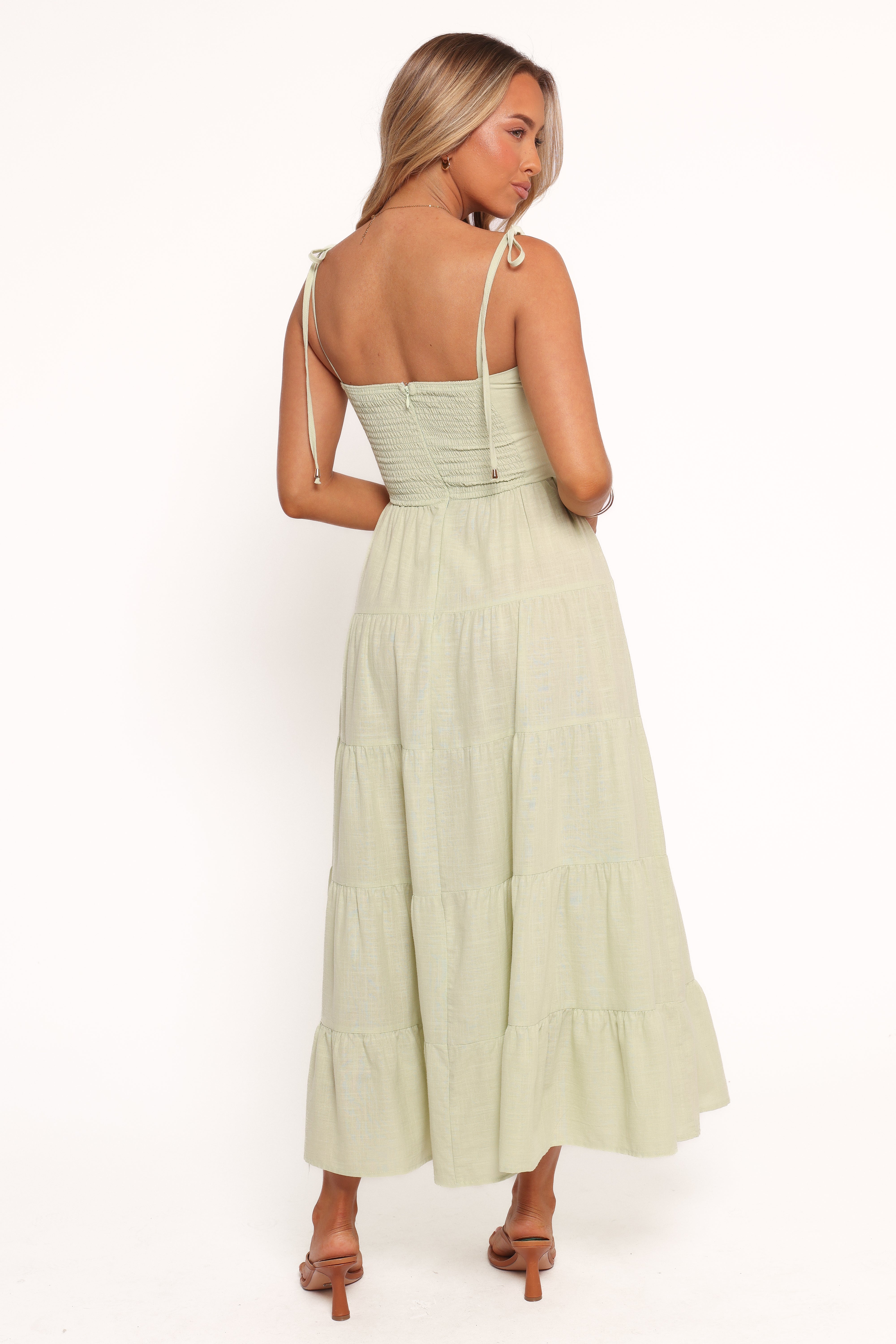 Lenny Maxi Dress - Sage-Ladys Street