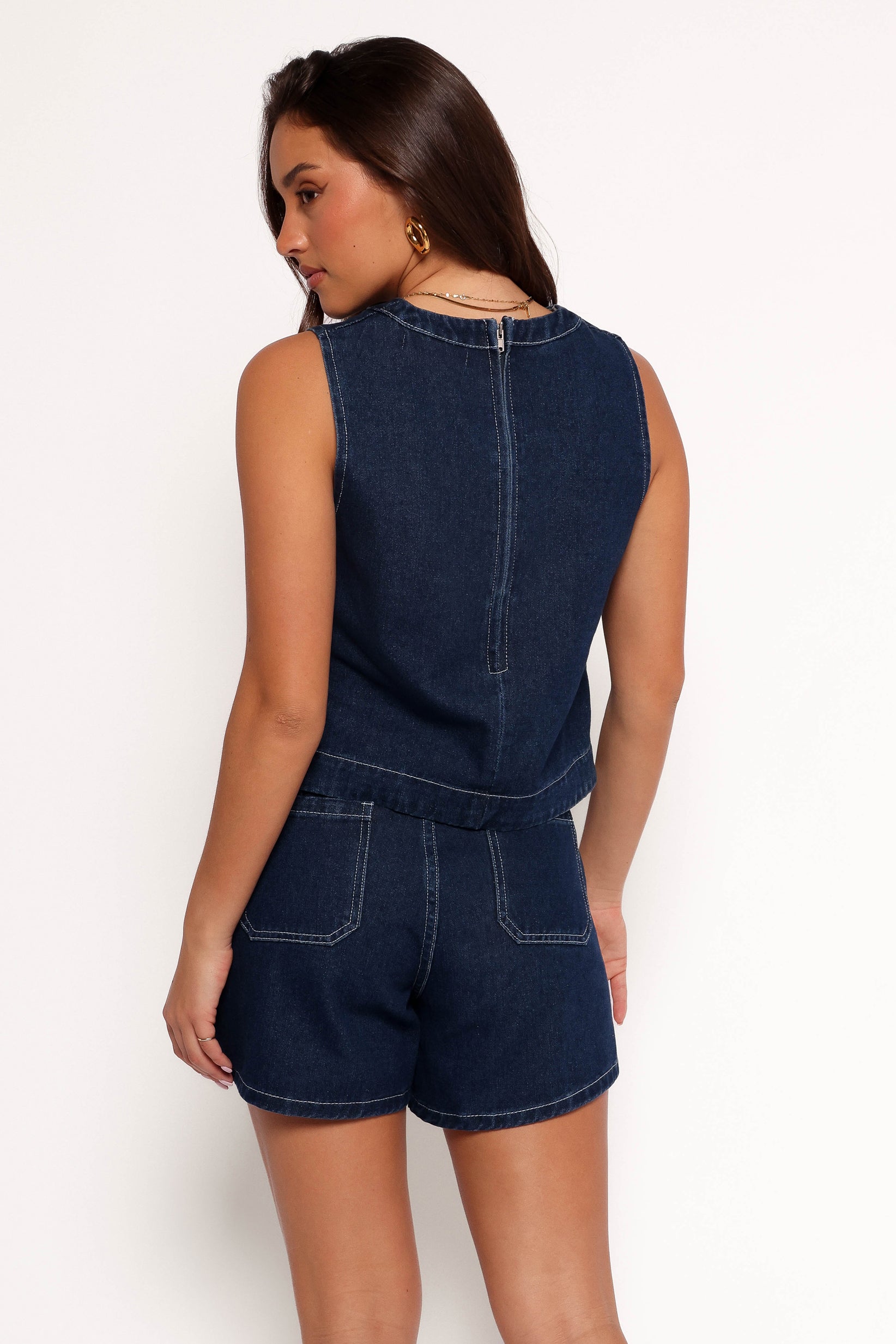 Levi Top - Dark Denim-Ladys Street