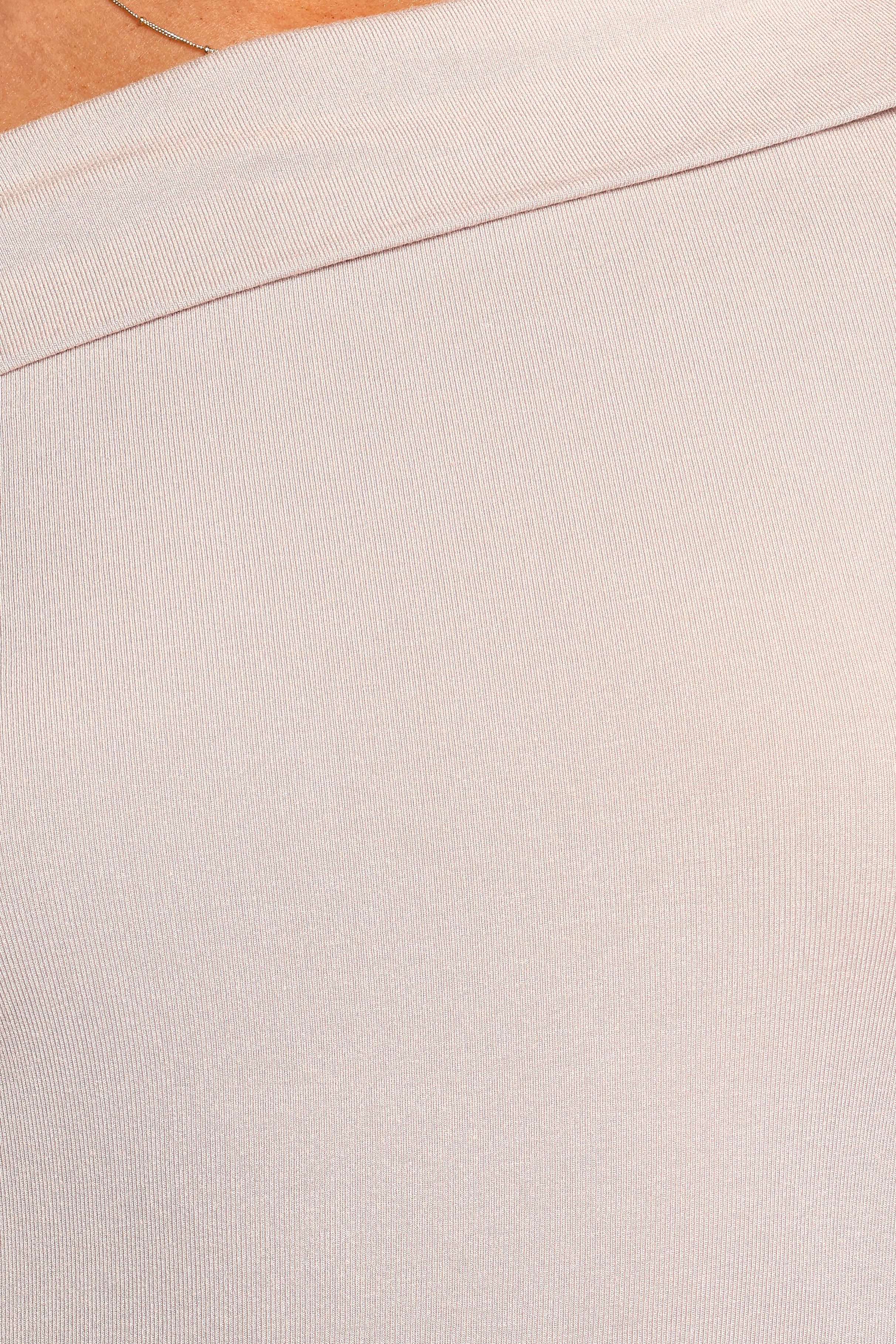 Liah Off Shoulder Knit Top - Grey-Ladys Street