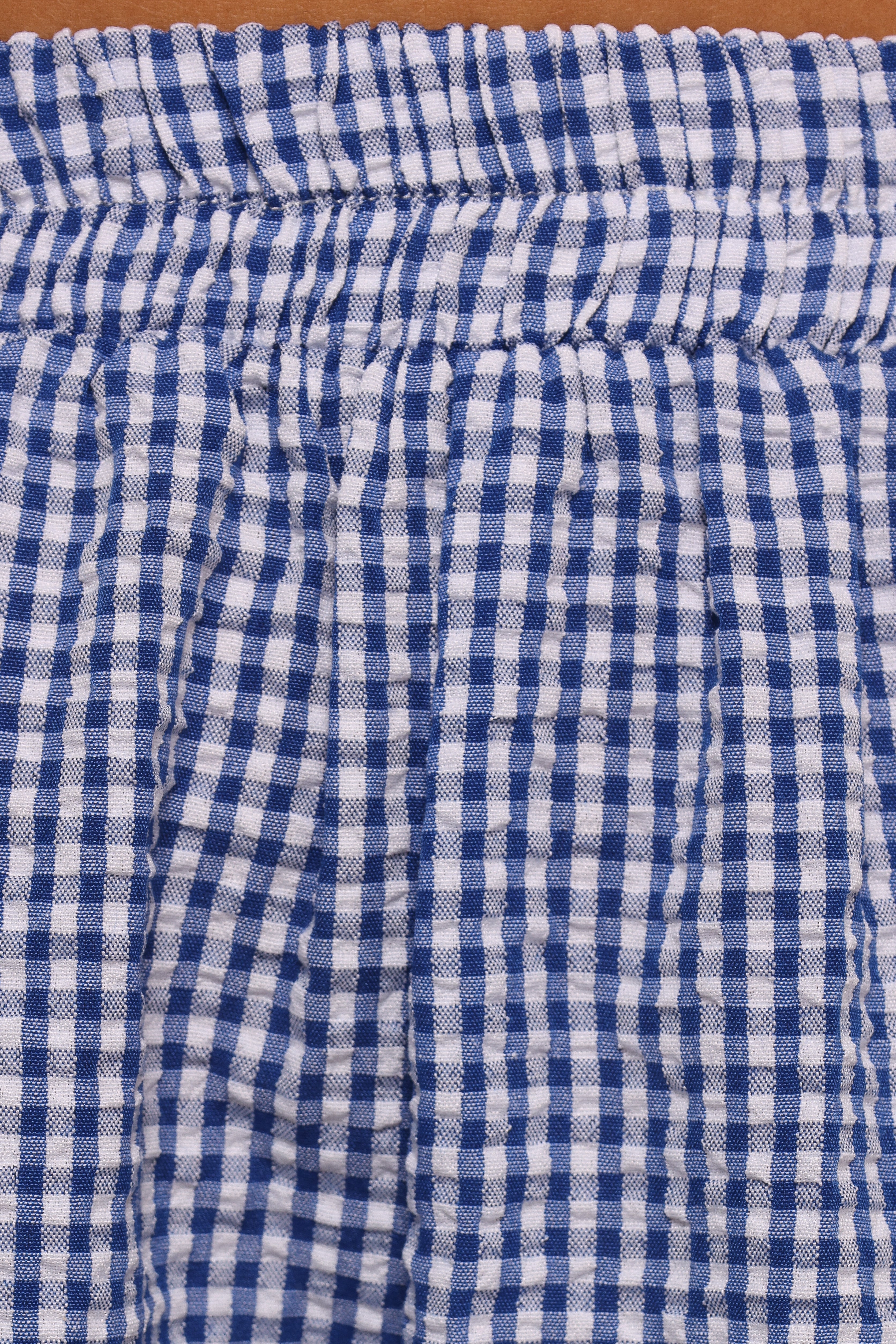 Libby Shorts - Navy Gingham-Ladys Street