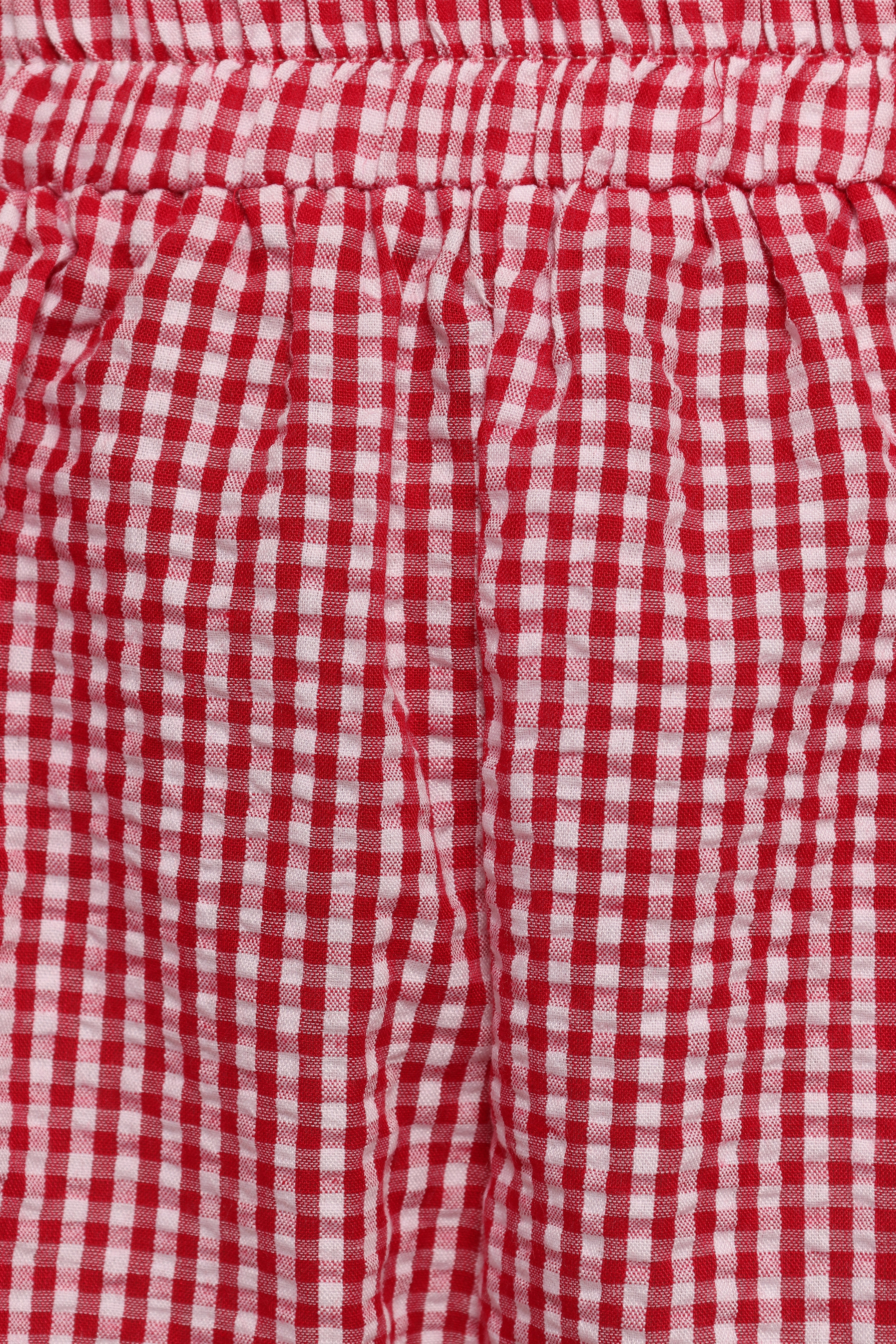 Libby Shorts - Red Gingham-Ladys Street