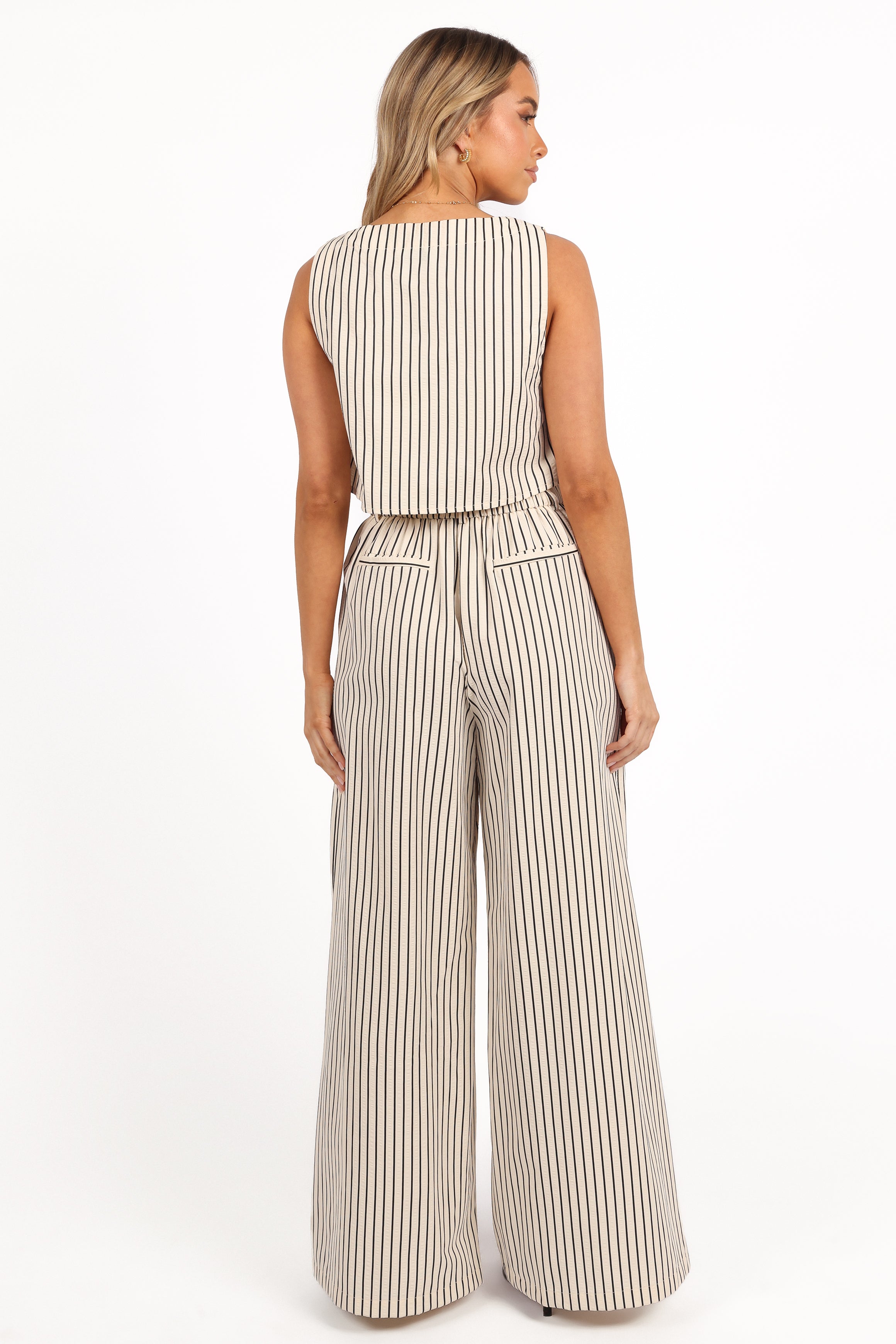 Lili Two Piece Set - Cream-Ladys Street