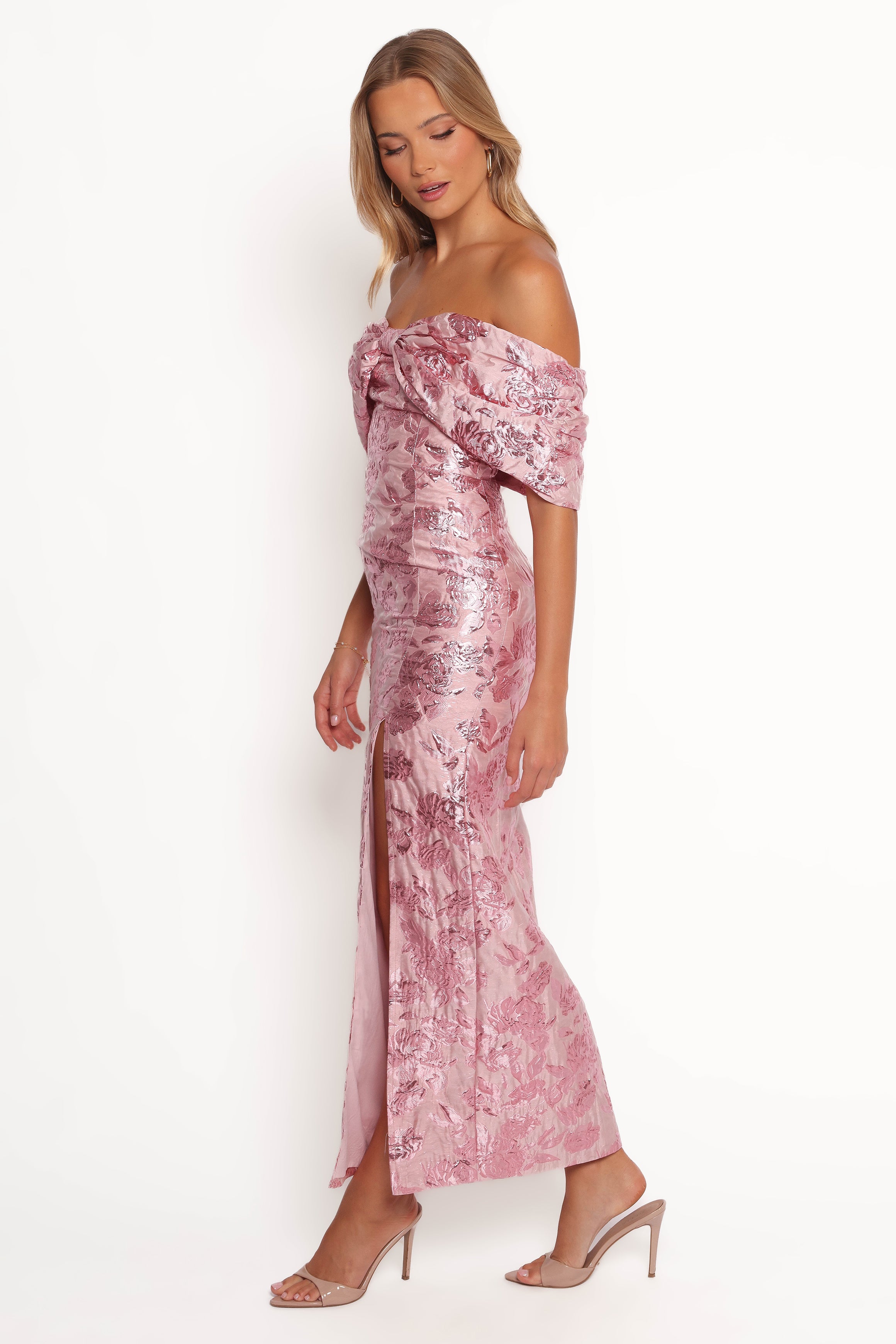 Lilia Maxi Dress - Pink-Ladys Street