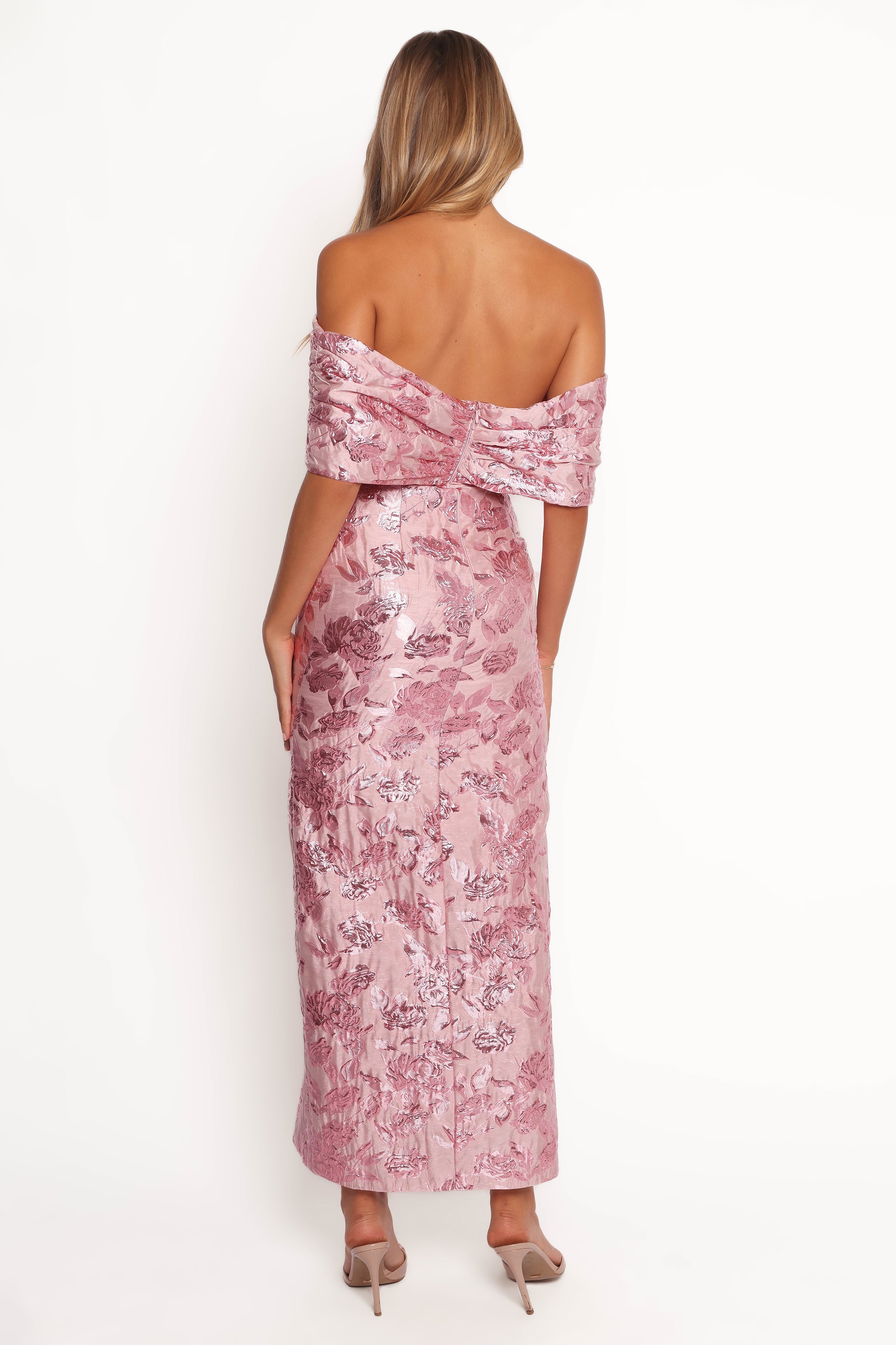 Lilia Maxi Dress - Pink-Ladys Street