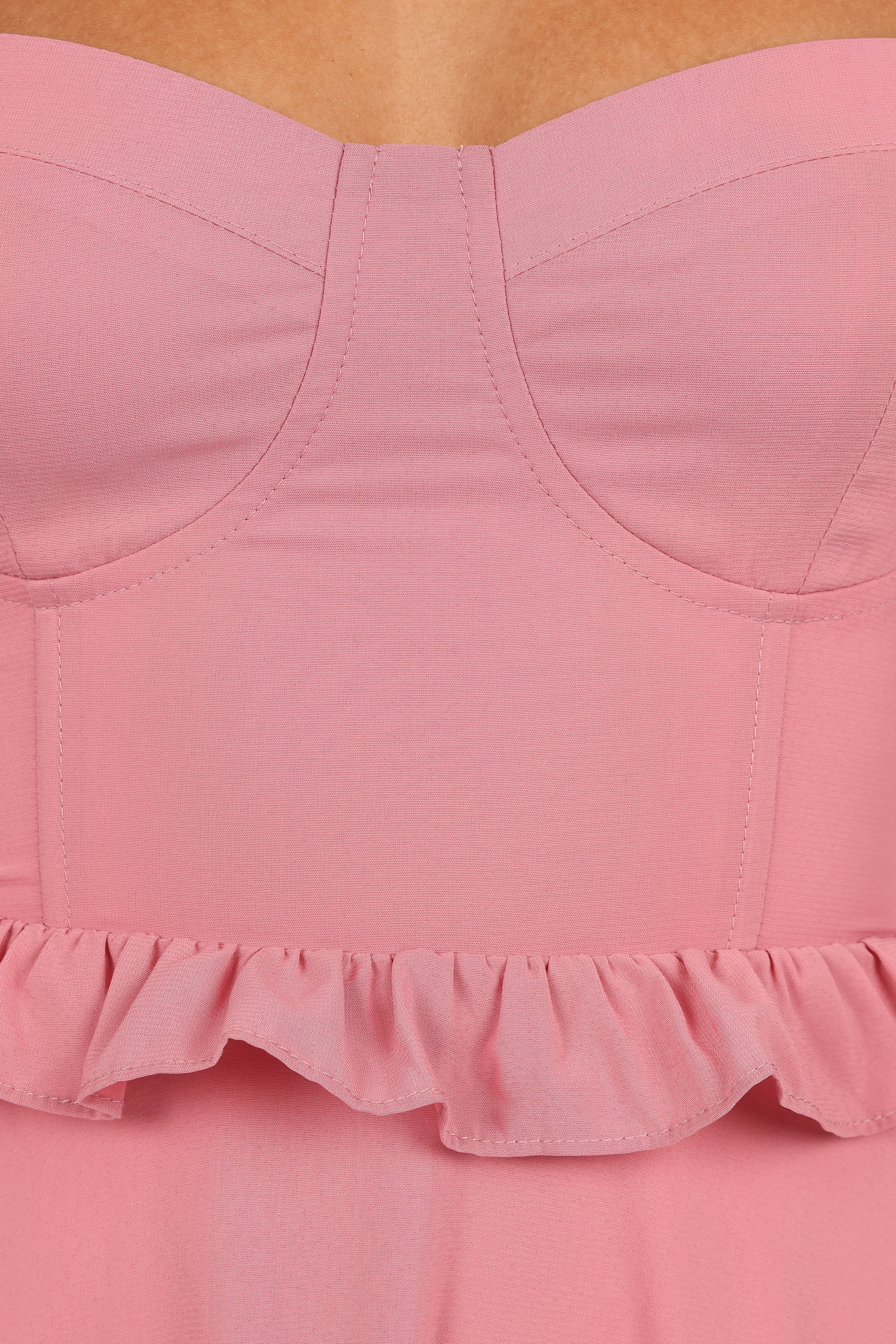 Lillee Tiered Maxi Dress - Mauve-Ladys Street