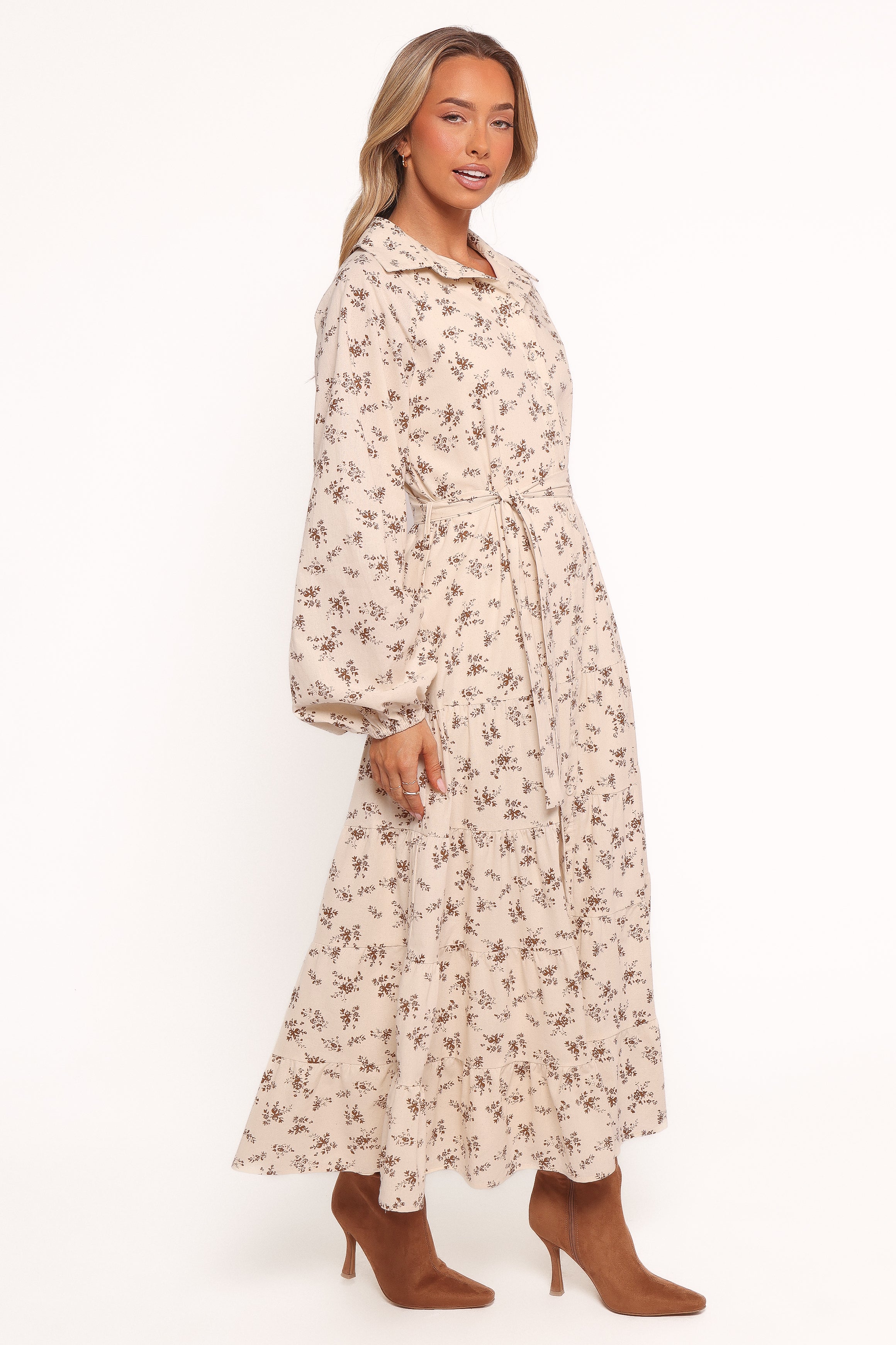 Lincoln Long Sleeve Maxi Dress - Floral-Ladys Street