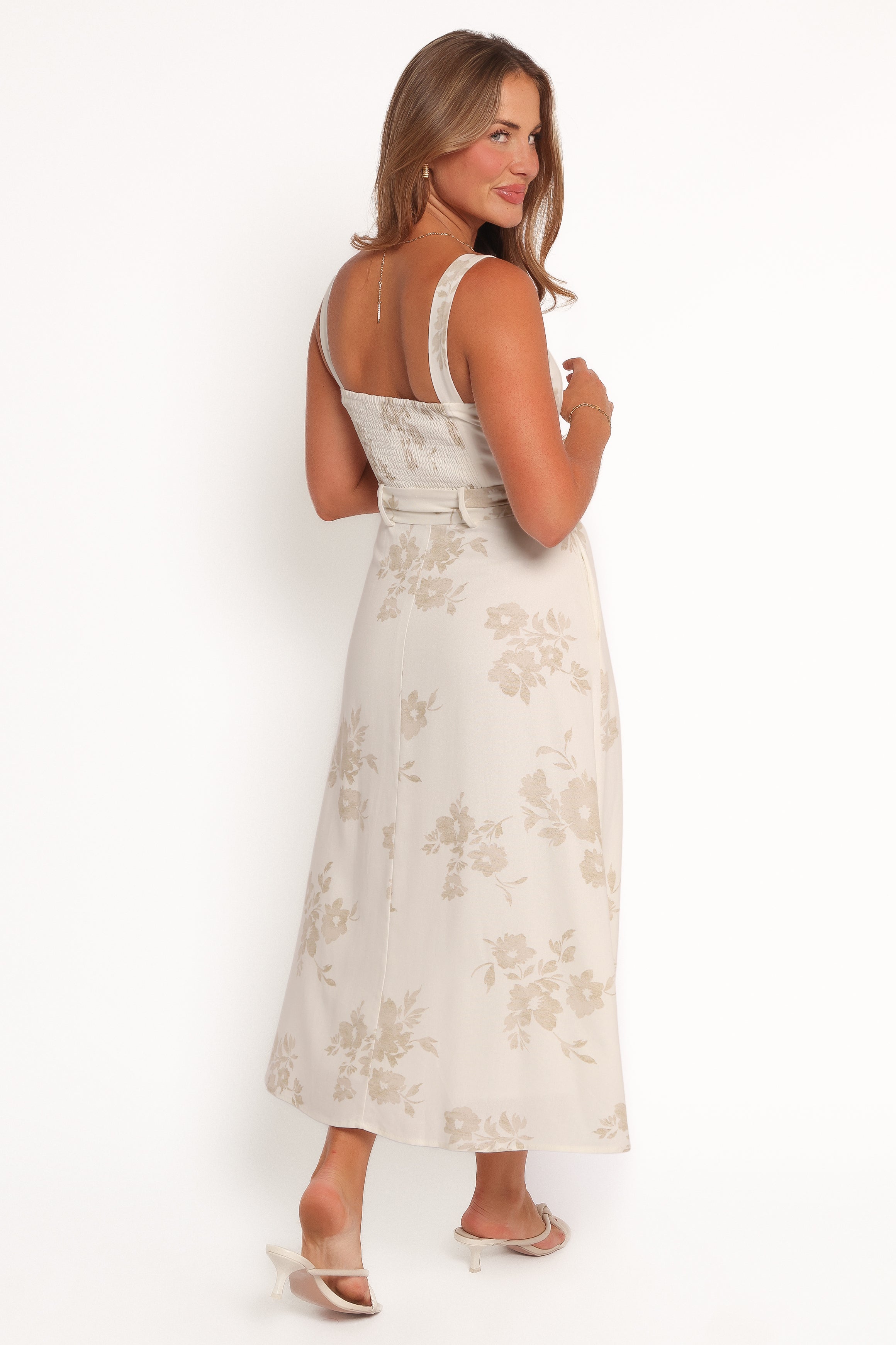 Liora Midi Dress - Antique White-Ladys Street