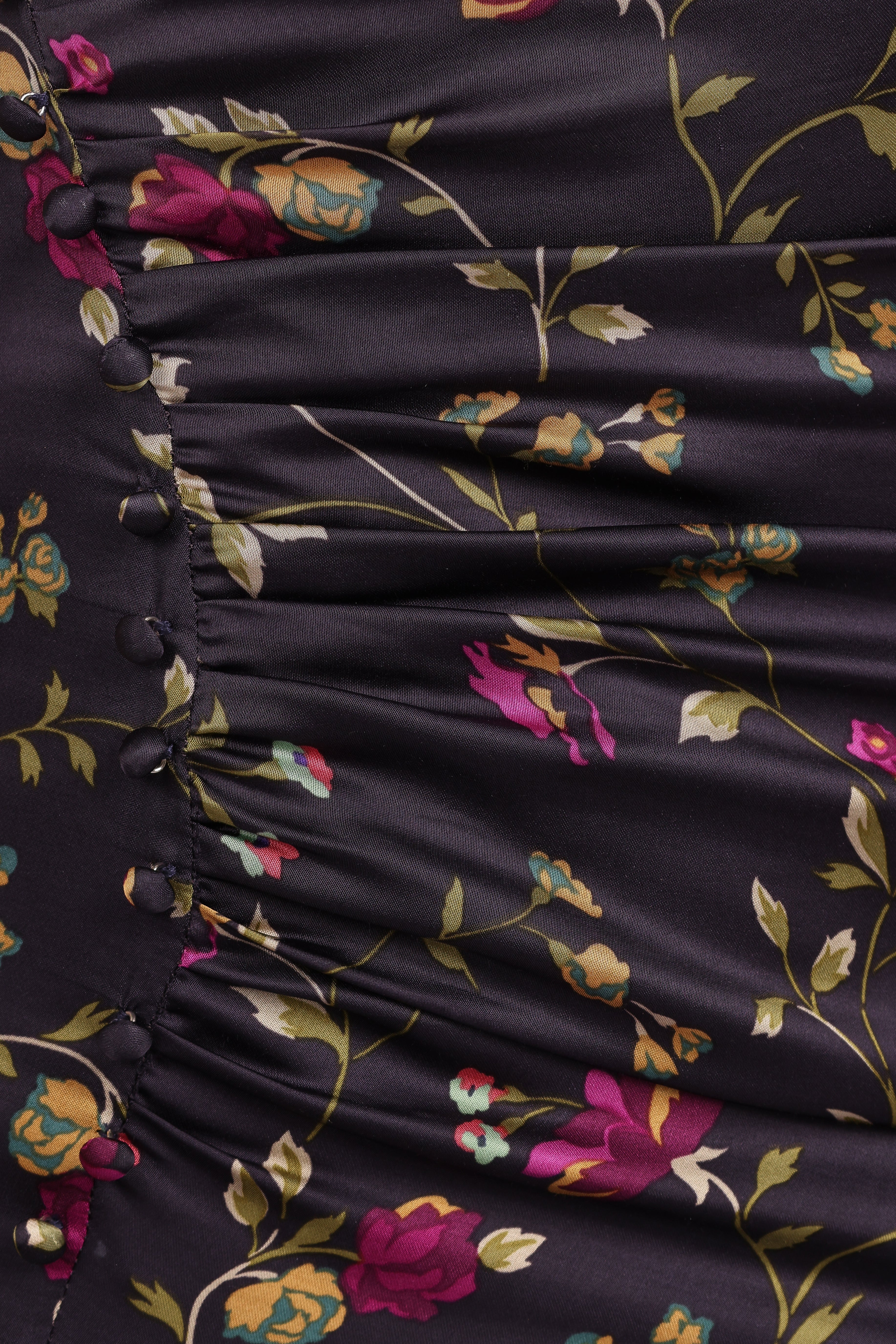 Lisbeth Midi Dress - Midnight Floral-Ladys Street