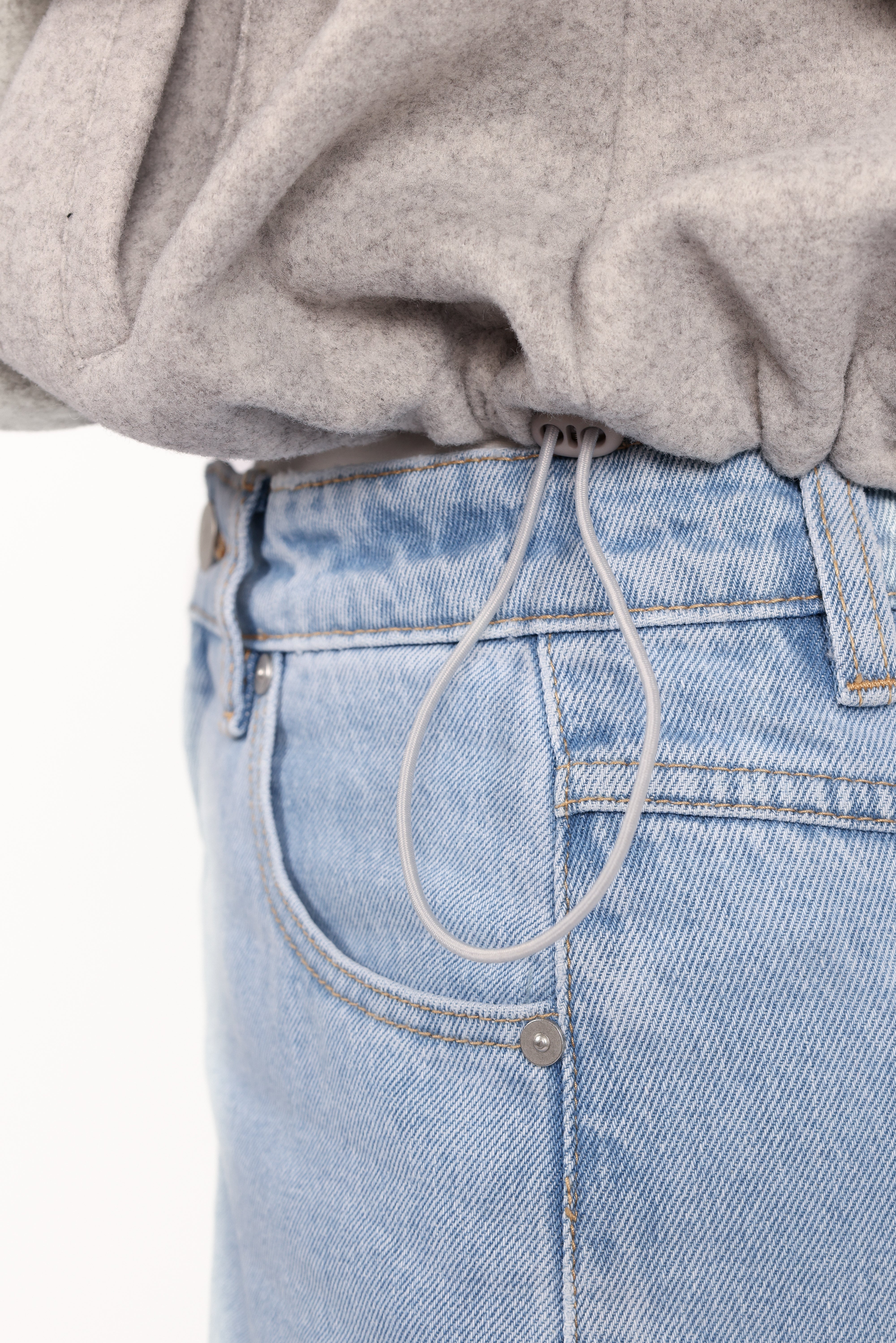 Liv Zip Front Jacket - Grey-Ladys Street